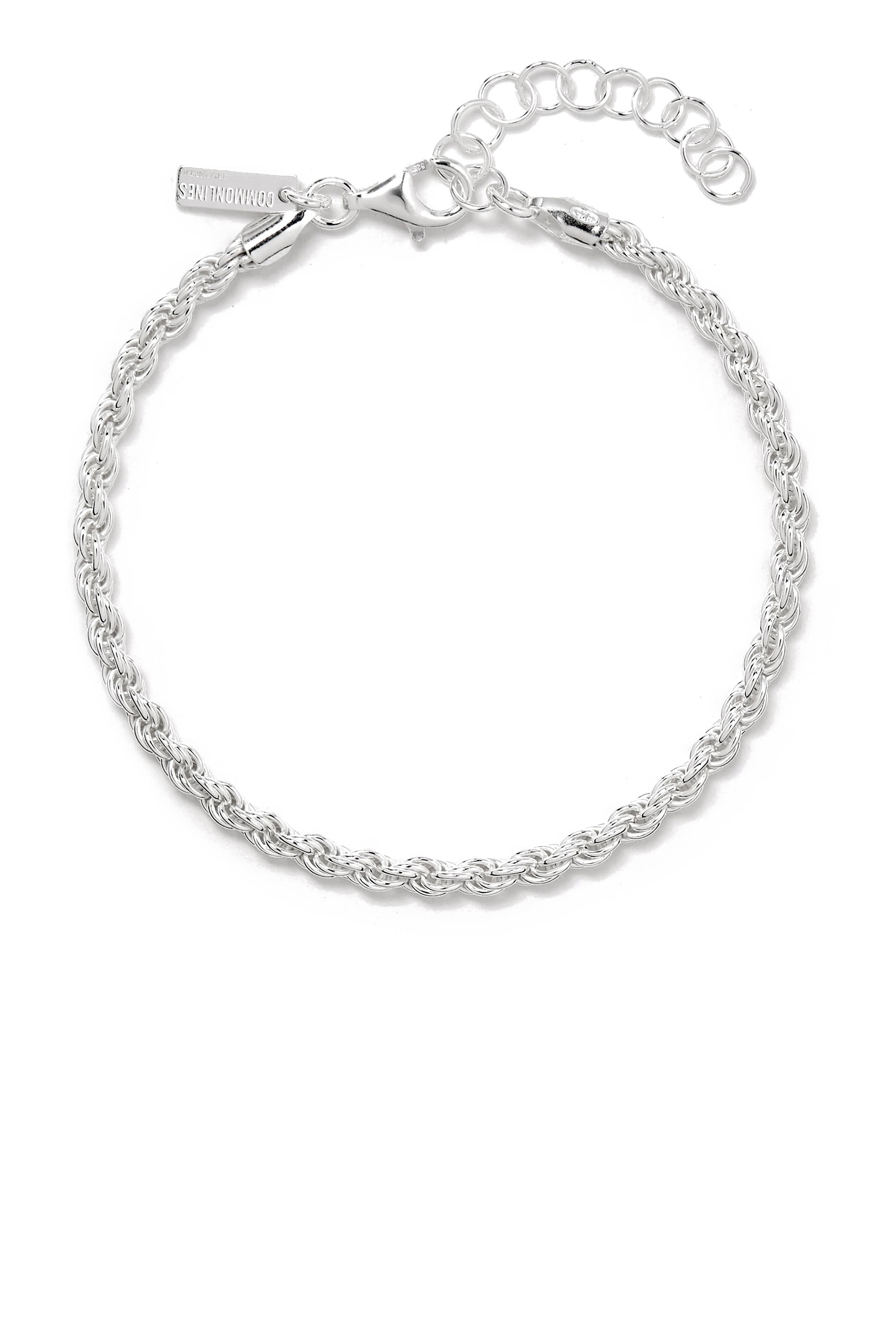 Rope Chain Bracelet, Sterling Silver