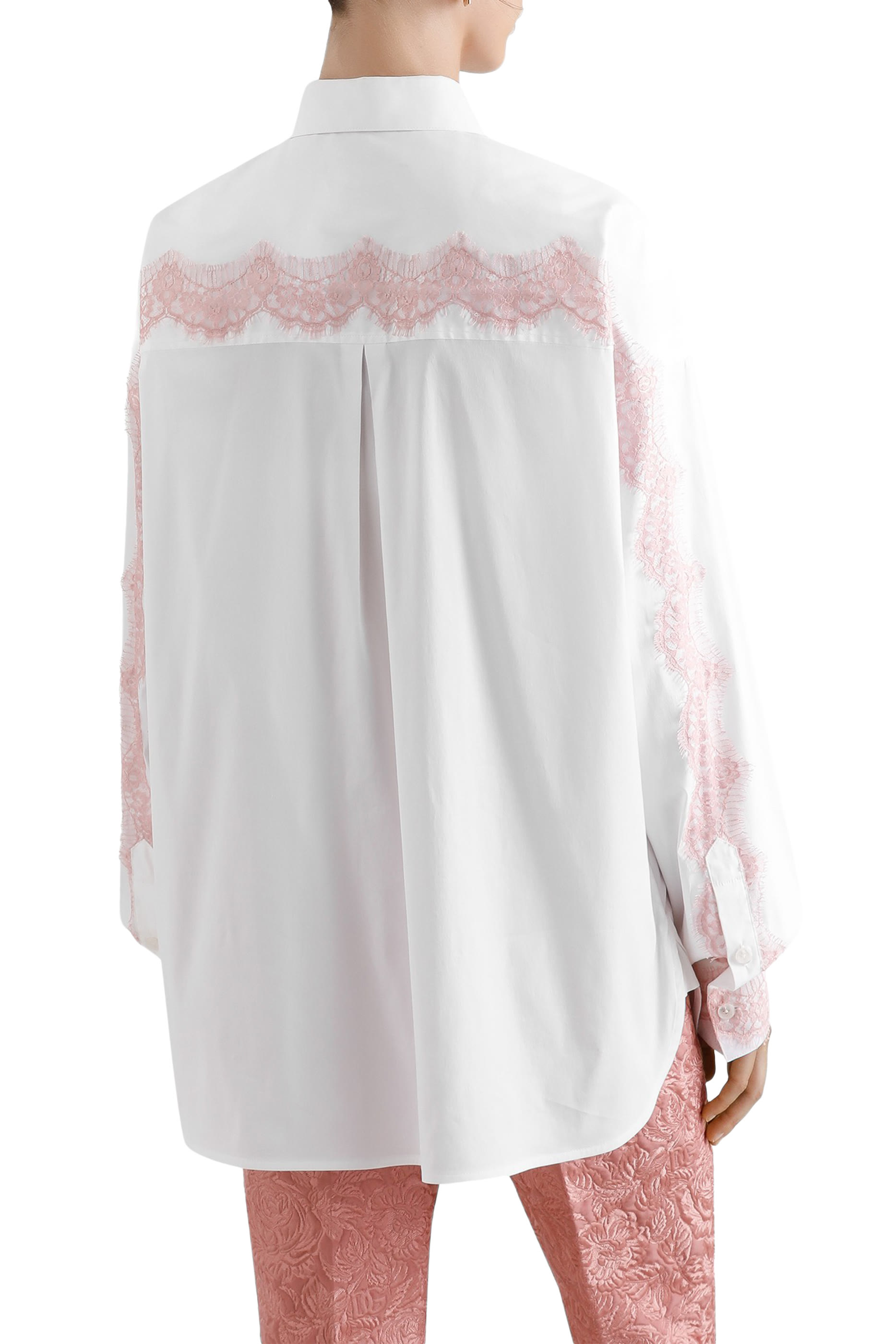 Long Sleeves Lace Shirt