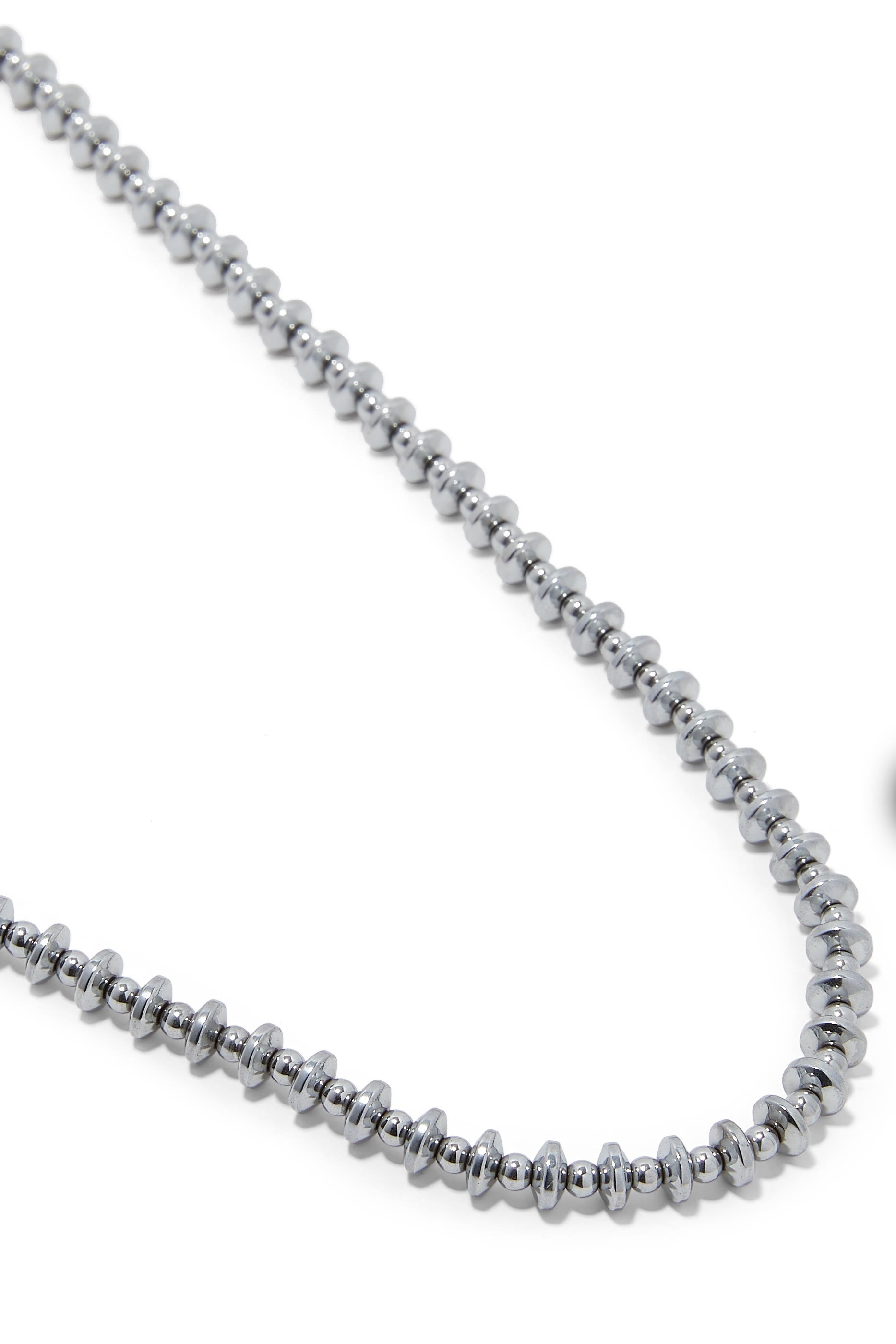 Hematite Roundel Necklace