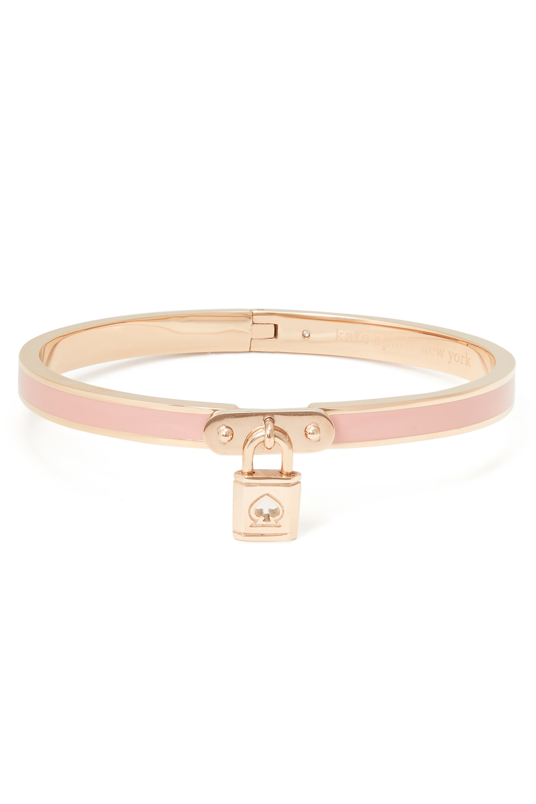 Lock and Spade Charm Bangle