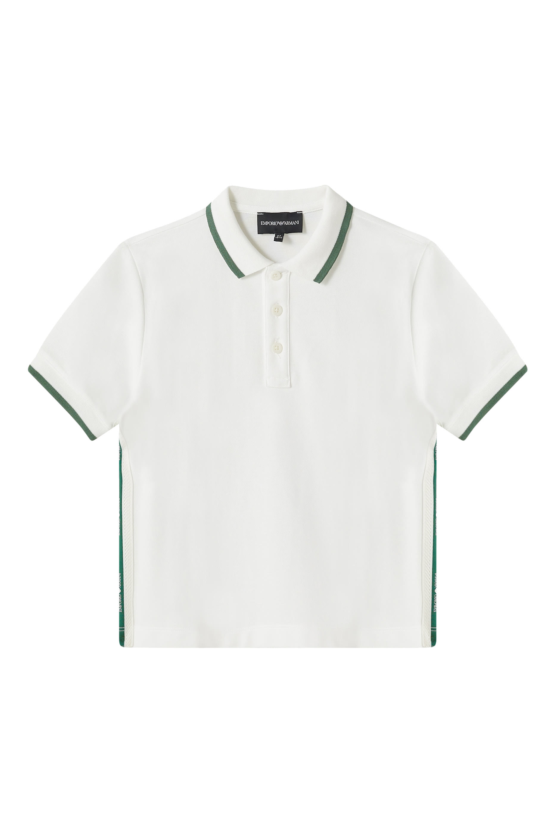 Kids EA Text Logo Polo Shirt