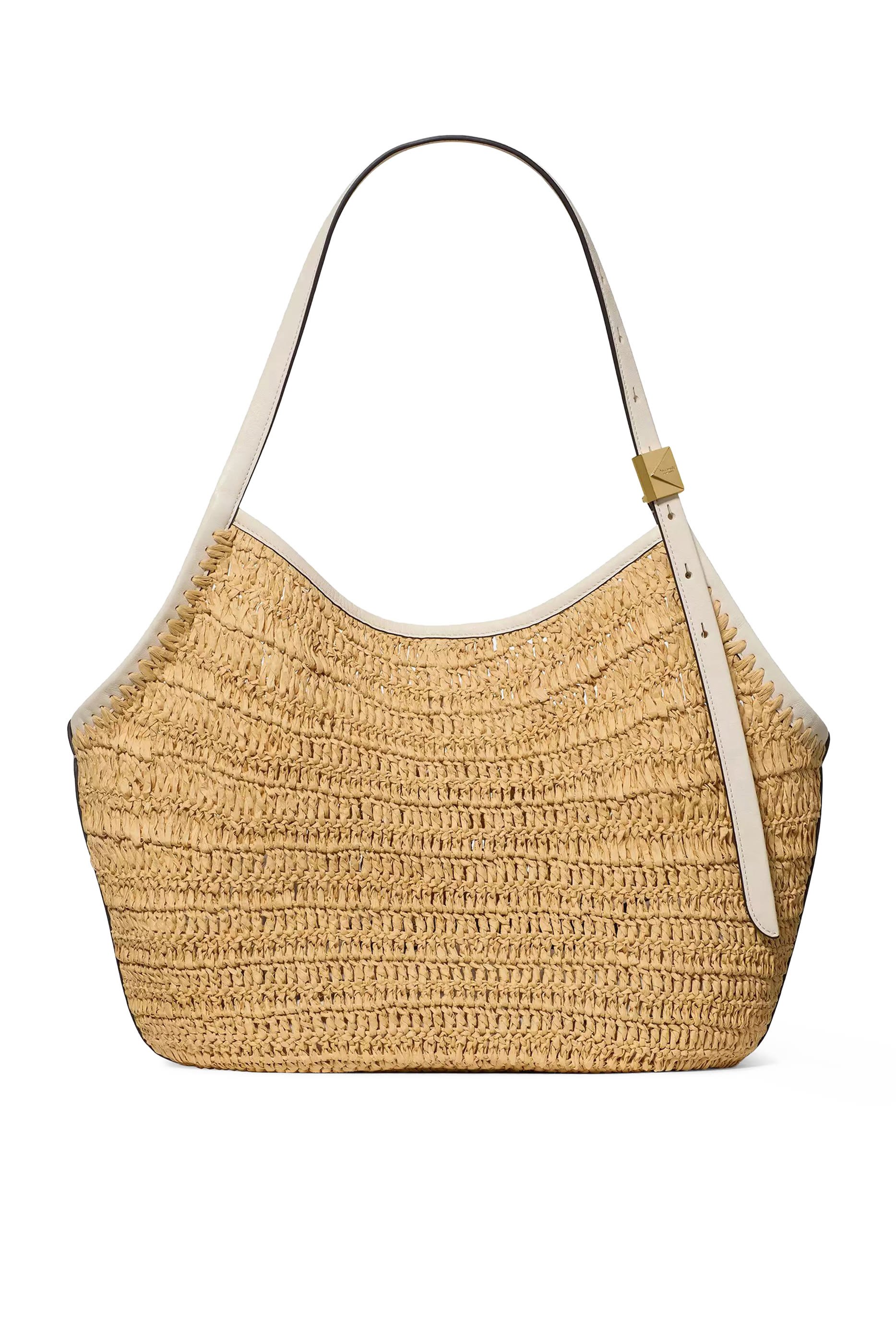 Deco Straw Tulip Tote Bag