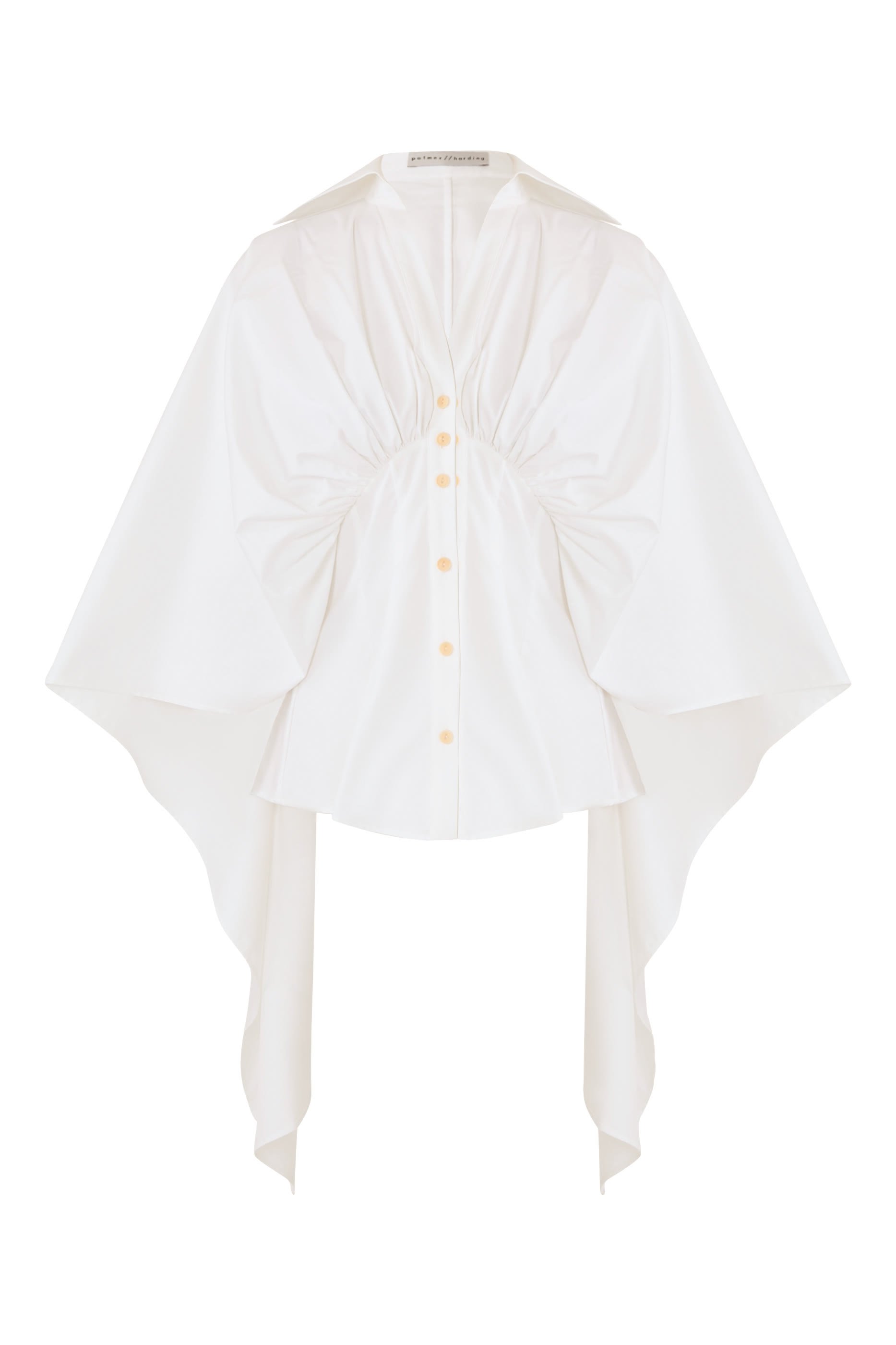 Resilient Draped Back Fitted Shirt