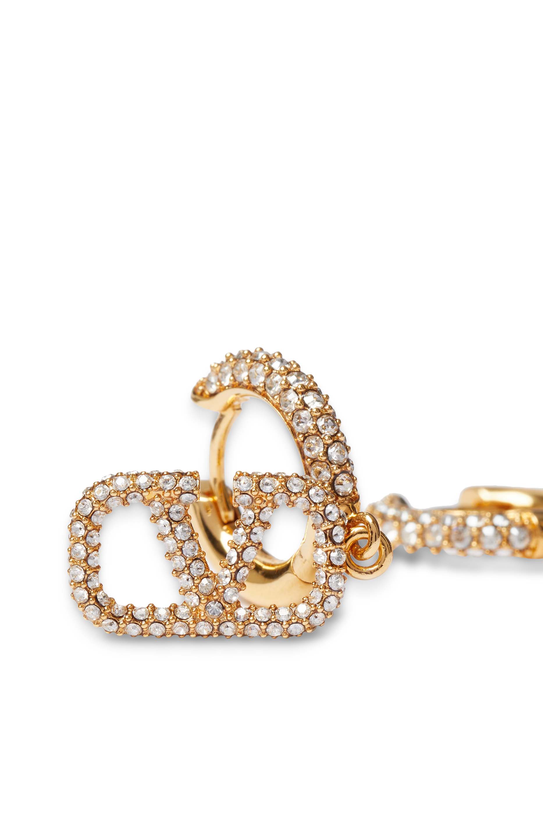 VLogo Signature Crystals Earrings