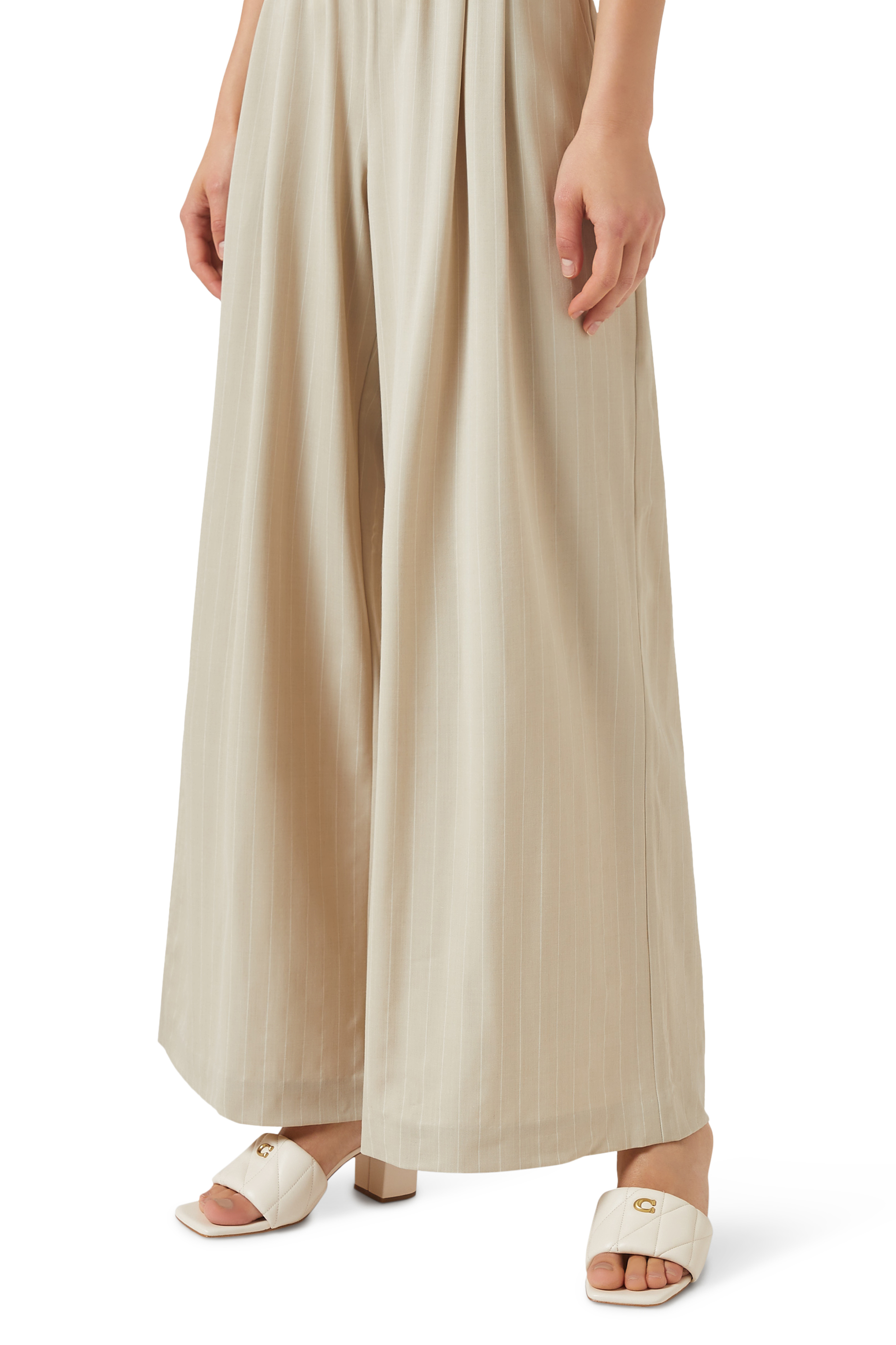 Holly Black 65 Heel Sandals with Quilting