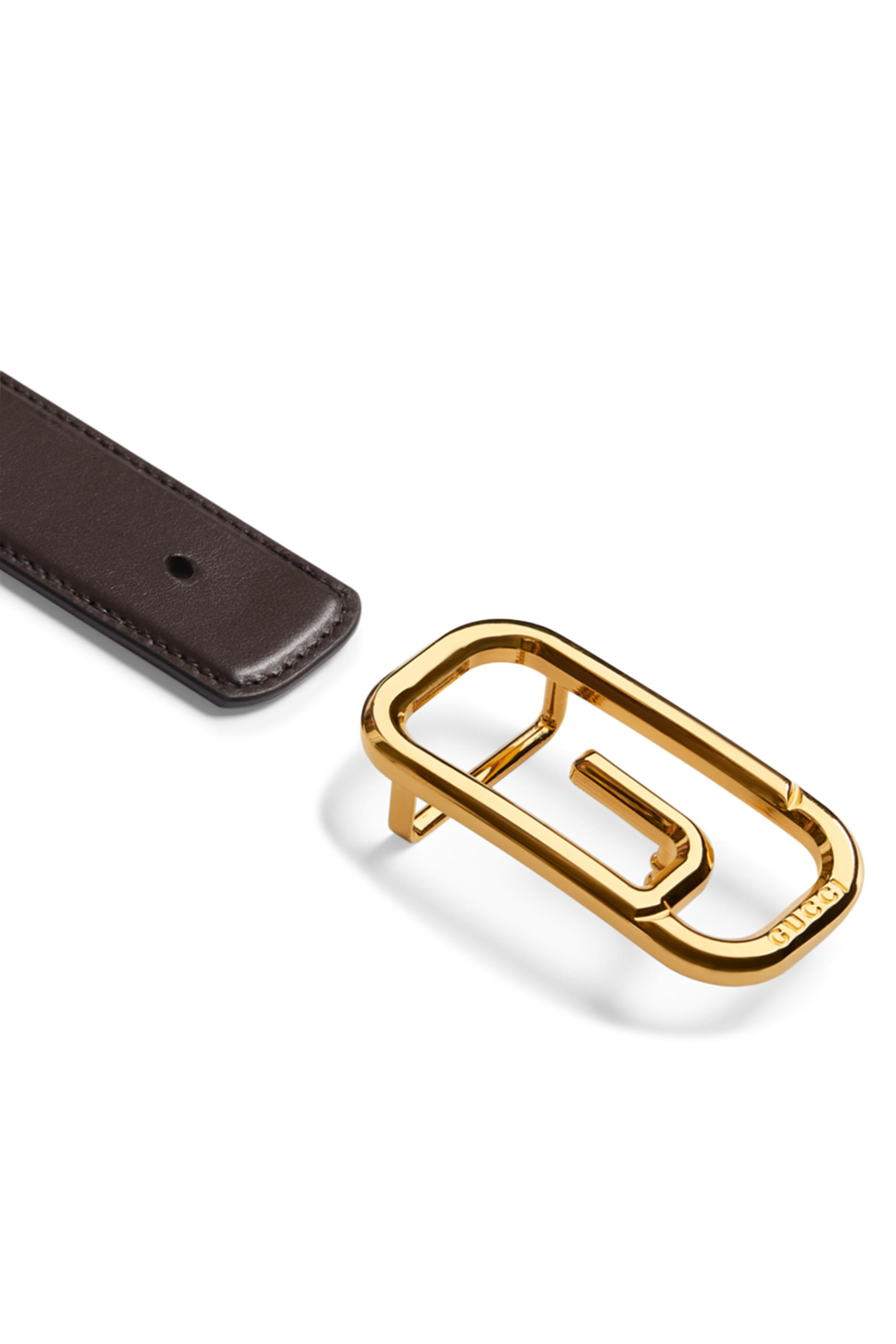 Reversible Belt with Square G Buckle 