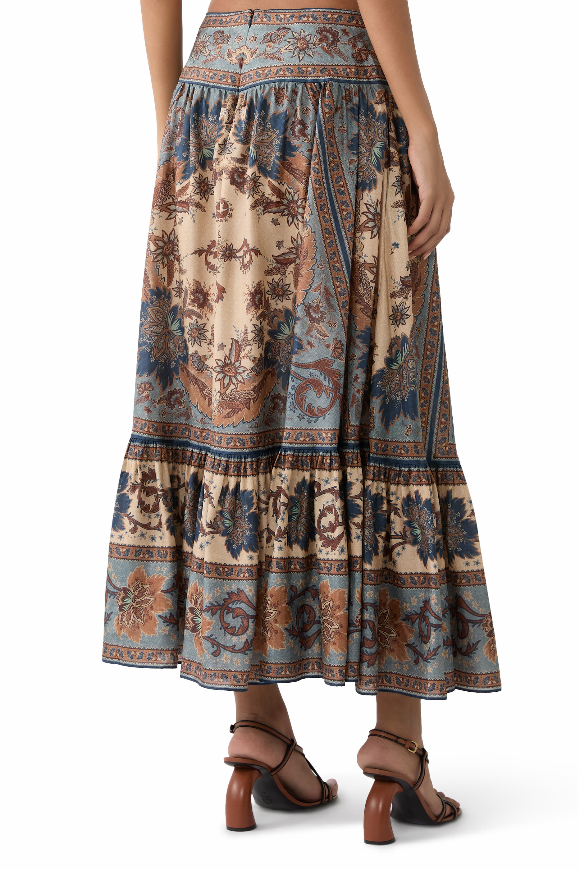 Ascension Tiered Midi Skirt