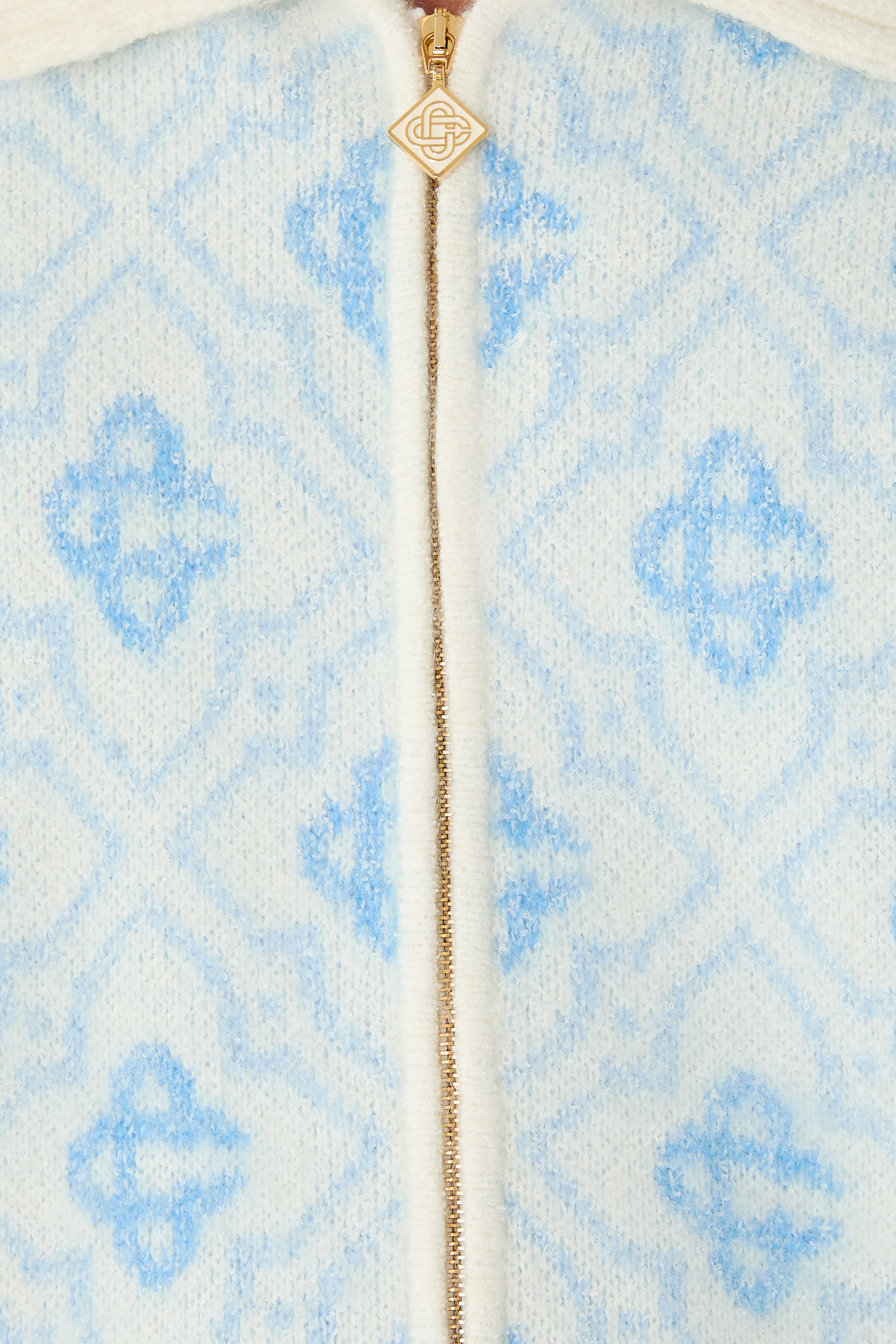 Monogram Mohair Zip Jumper 