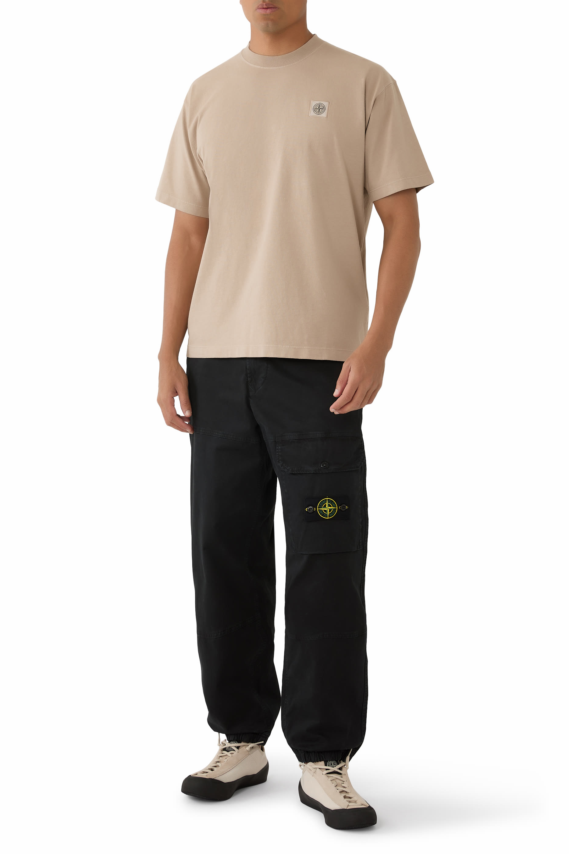 Old Effect Cargo Trousers