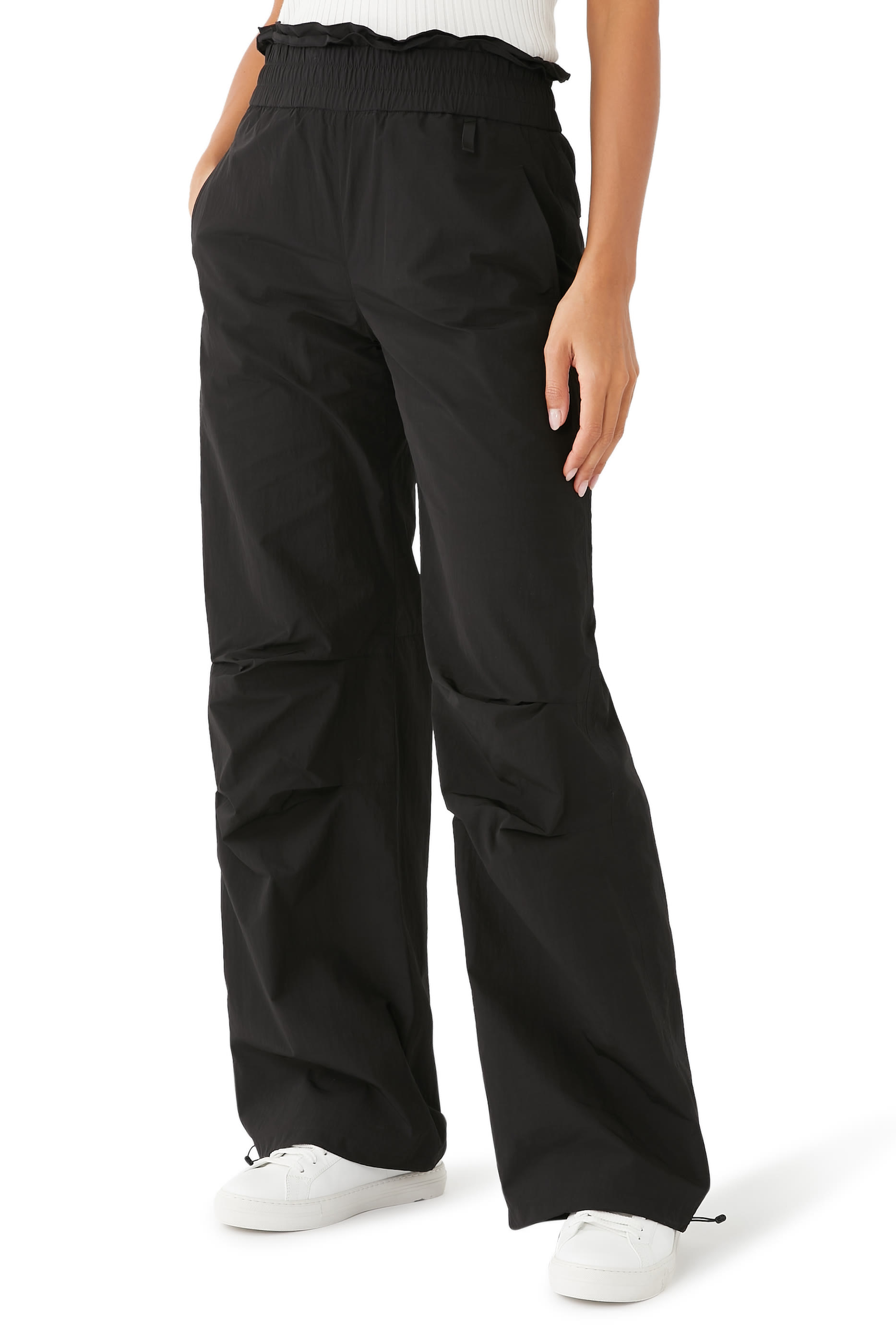 High-Rise Wide-Leg Trousers