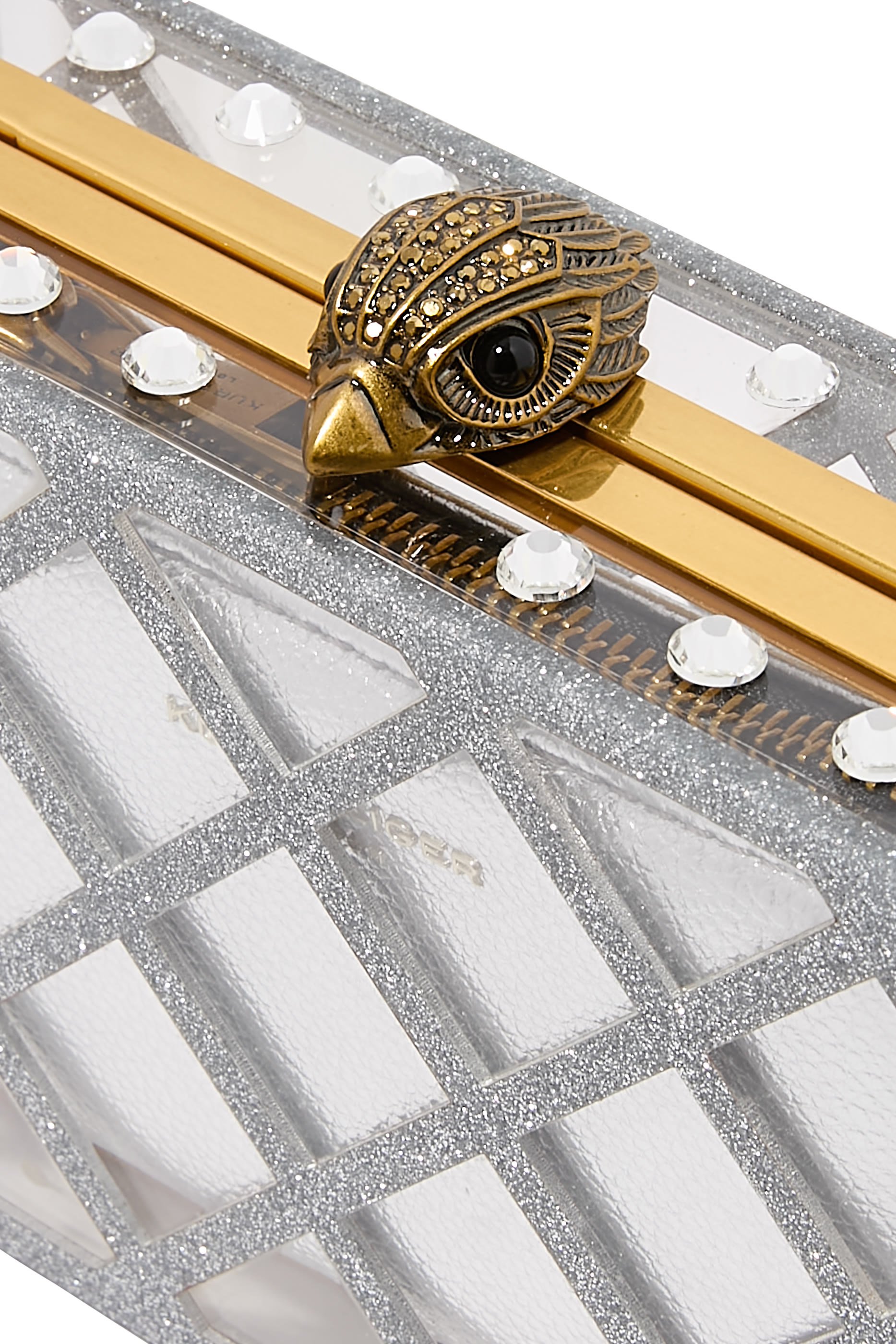 Crystal Quilt Box Clutch Bag