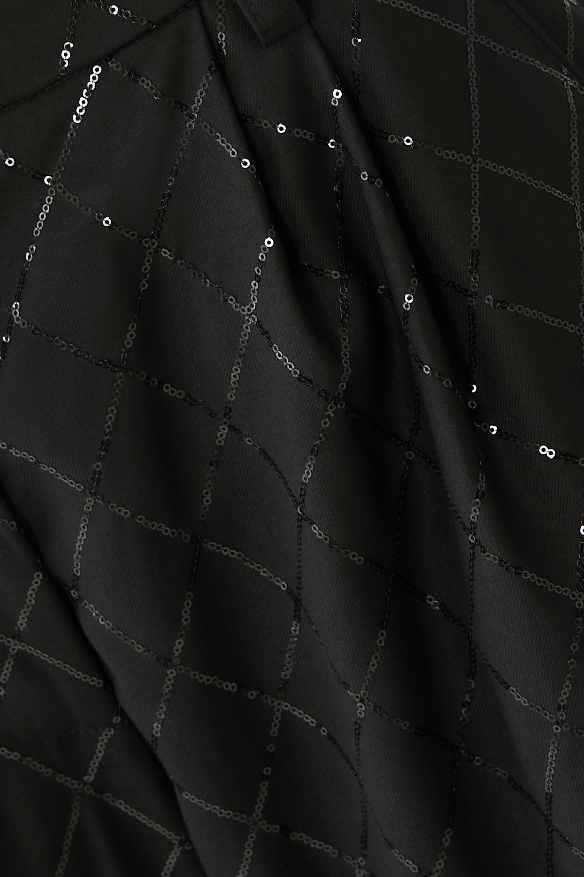 Wide-Leg Sequins Pants