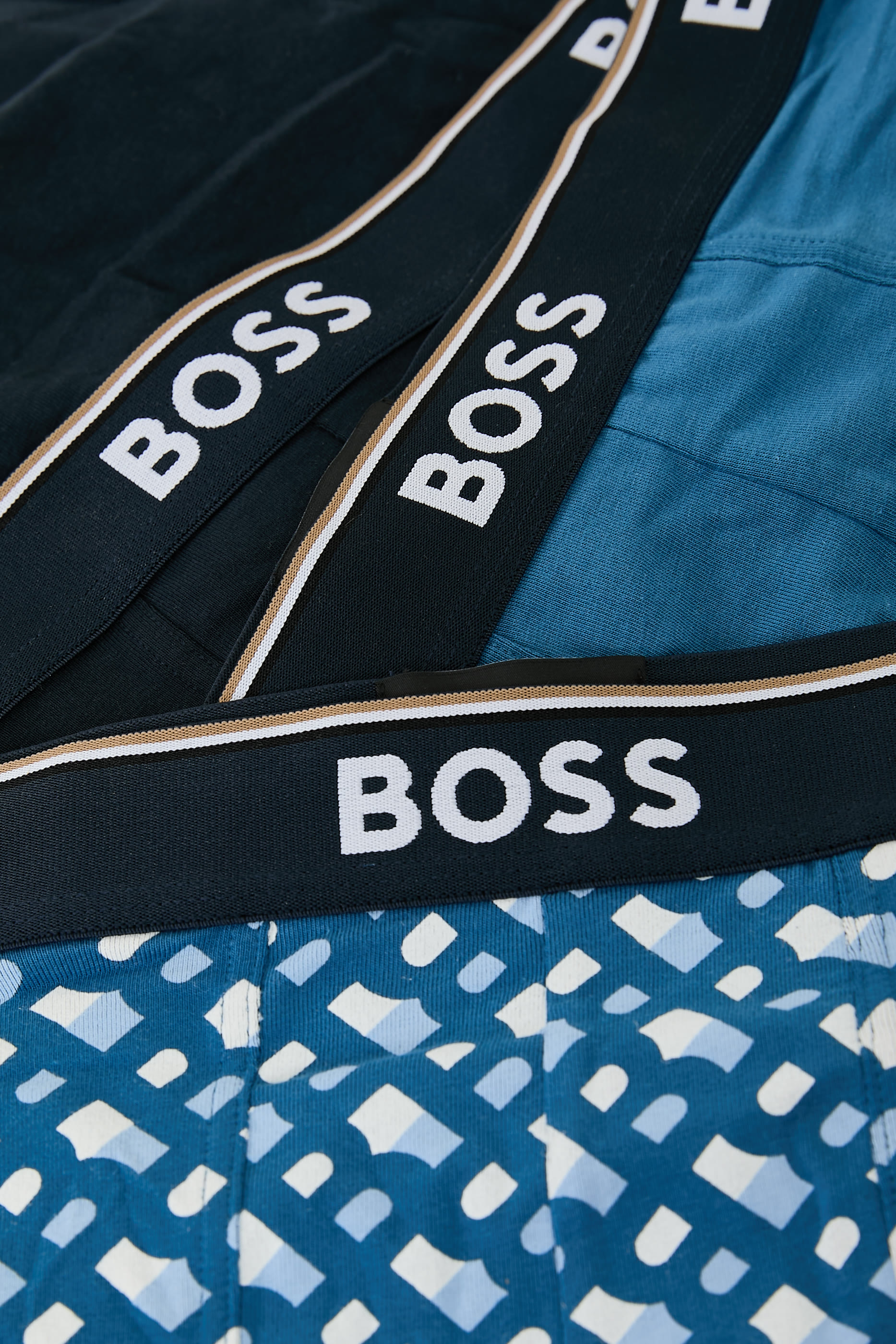 Three-pack Of Logo-Waistband Trunks