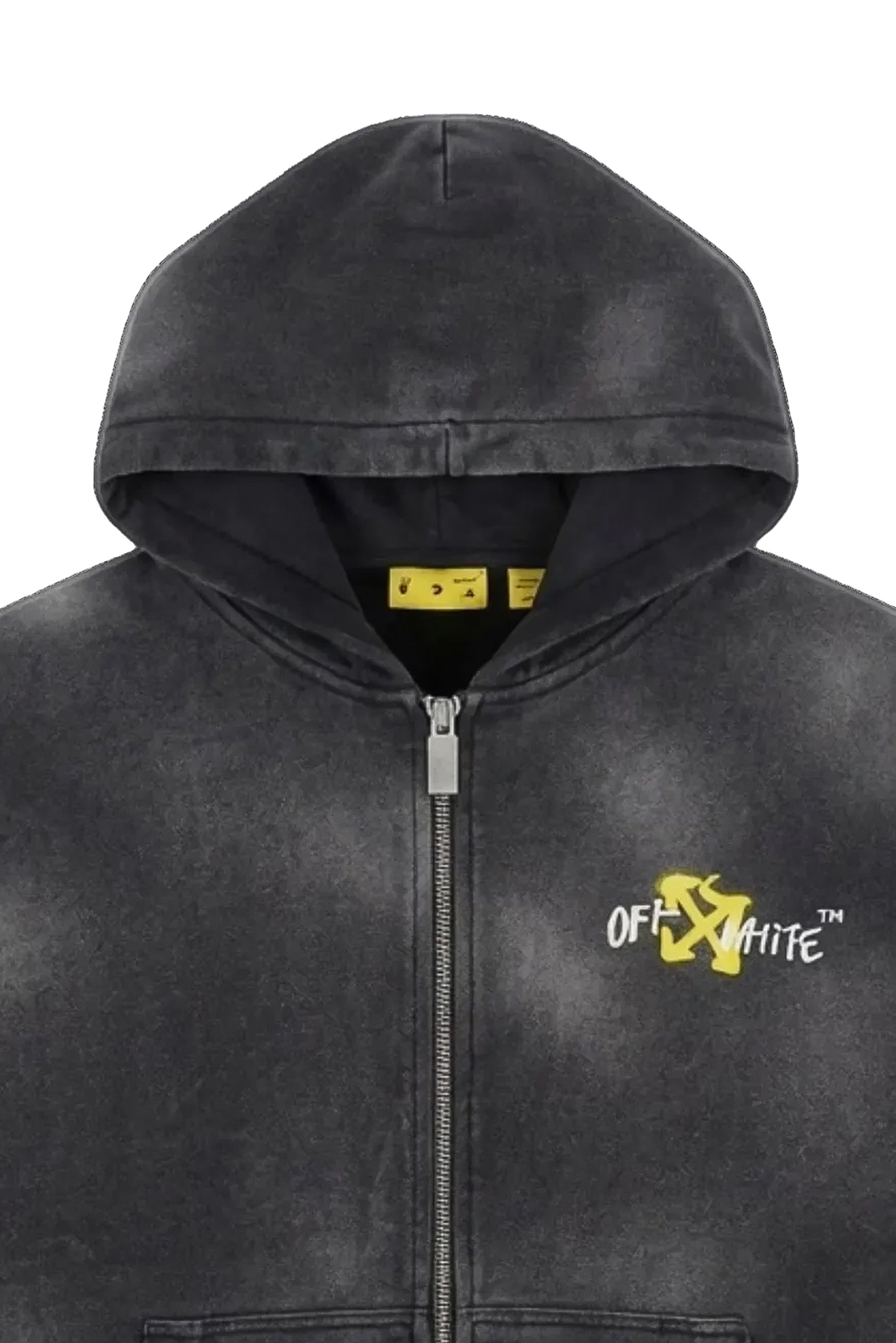 Kids Arrow Spray Acid Zip-Up Hoodie