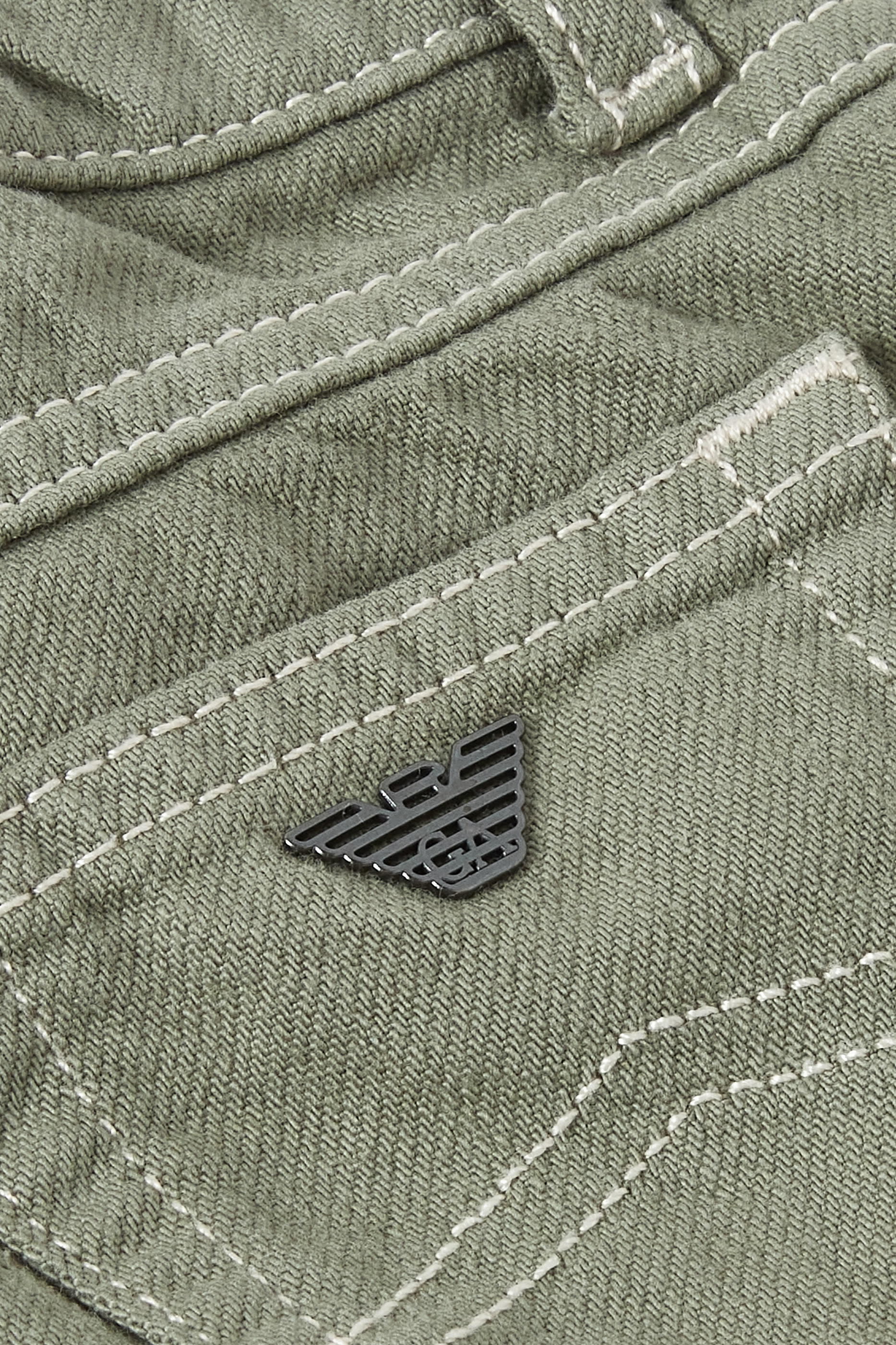 Kids Denim Cargo Pants