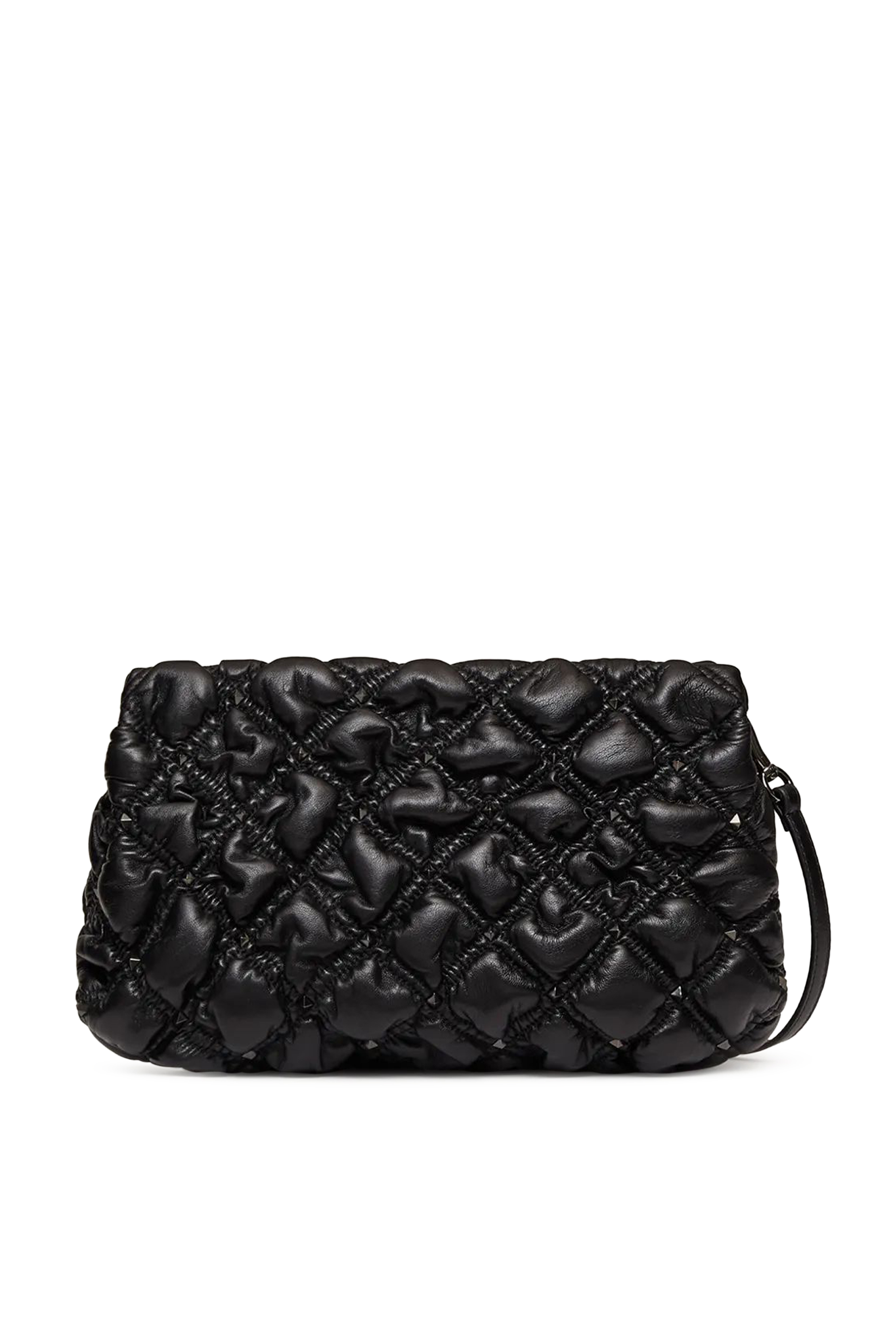 Valentino Garavani Spikeme Leather Clutch