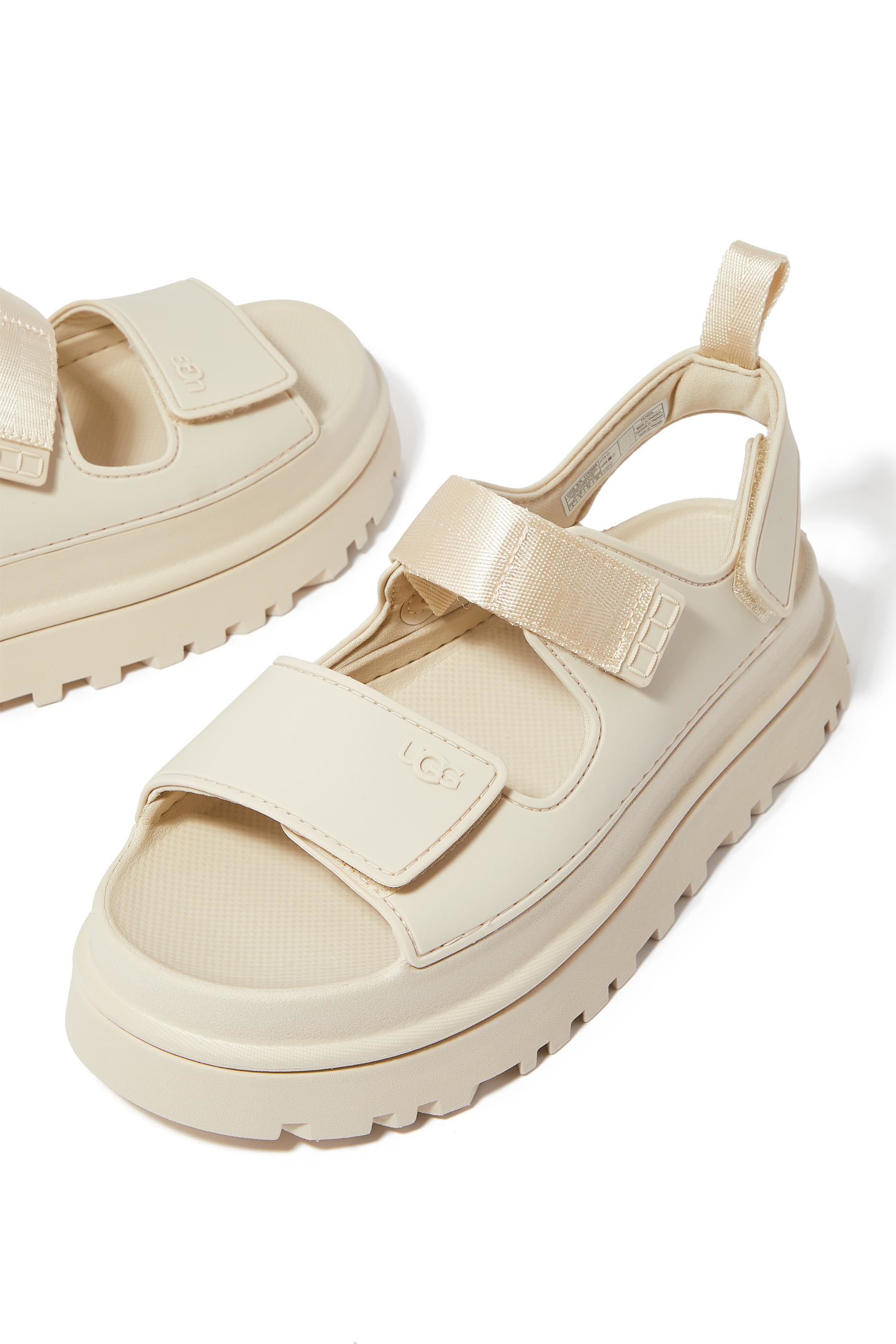 GoldenGlow Chunky Sandals