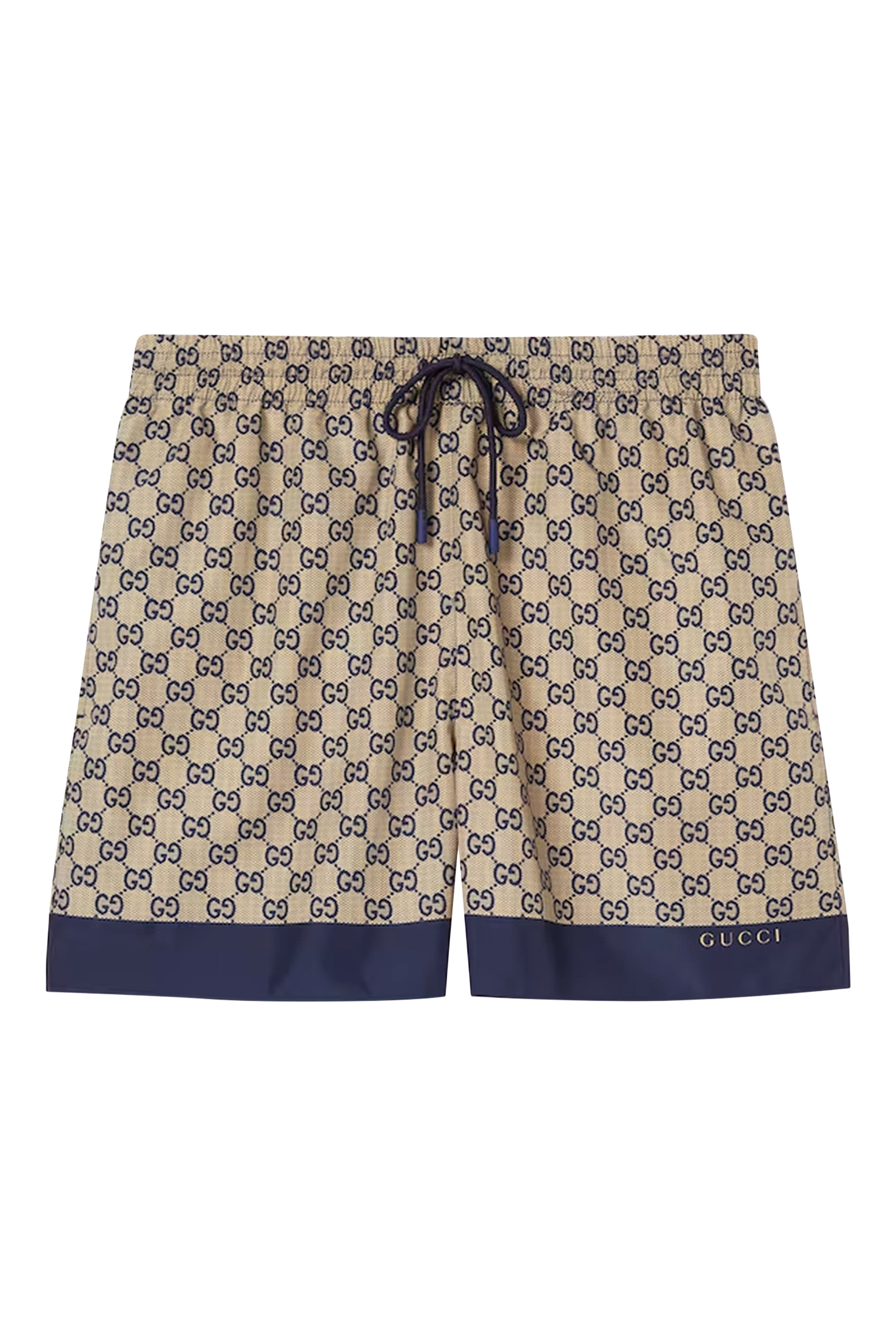 Printed Poplin Tech Swim Shorts