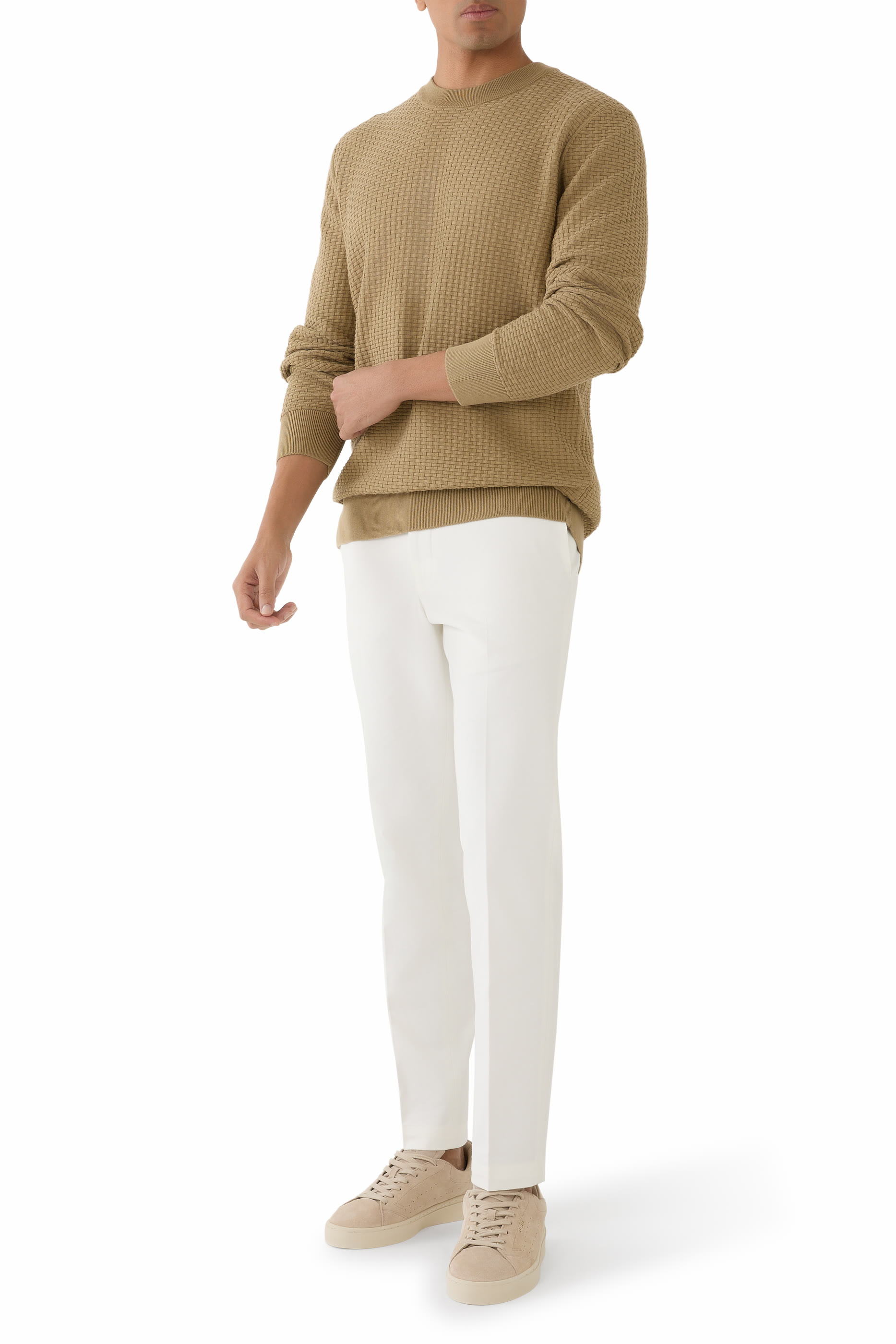 H-Imberto Knitted Structure Sweater