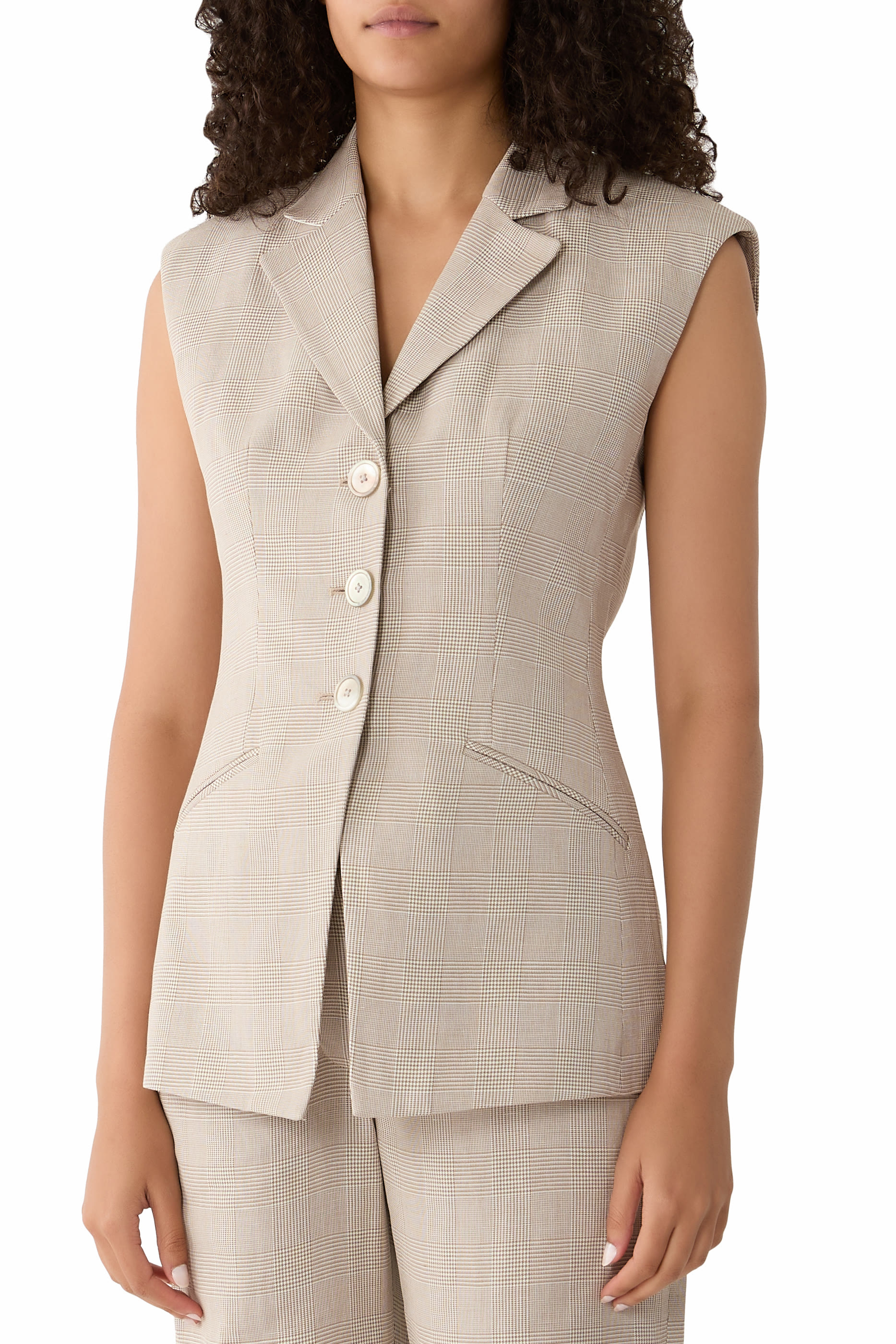 Sorenne Plaid Vest