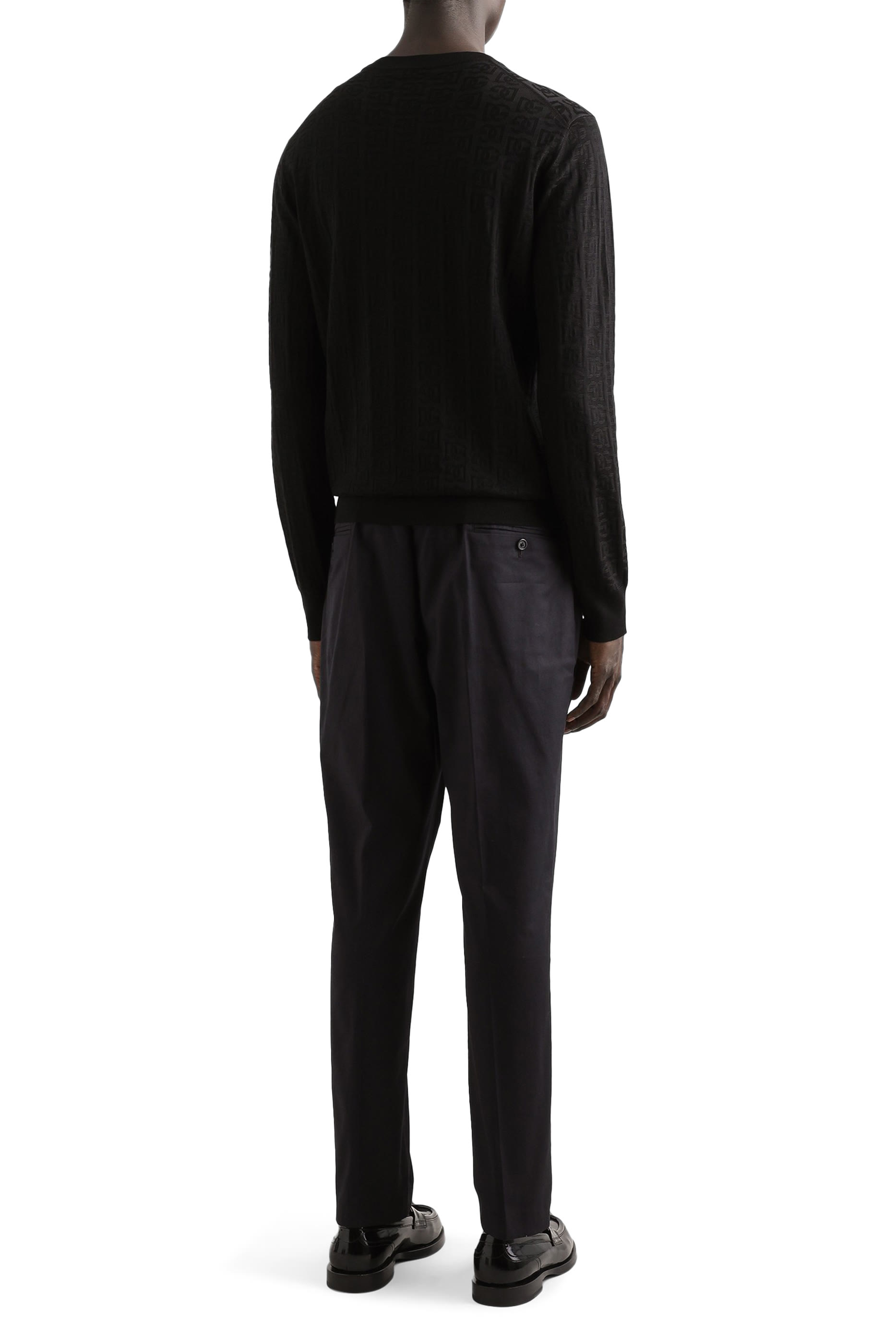 Silk Round-Neck Sweater