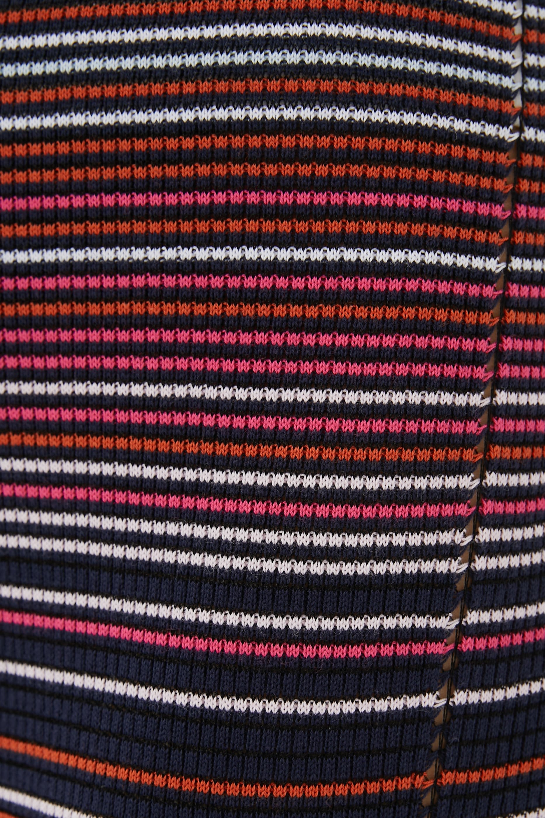 Striped Cotton Flare Pants