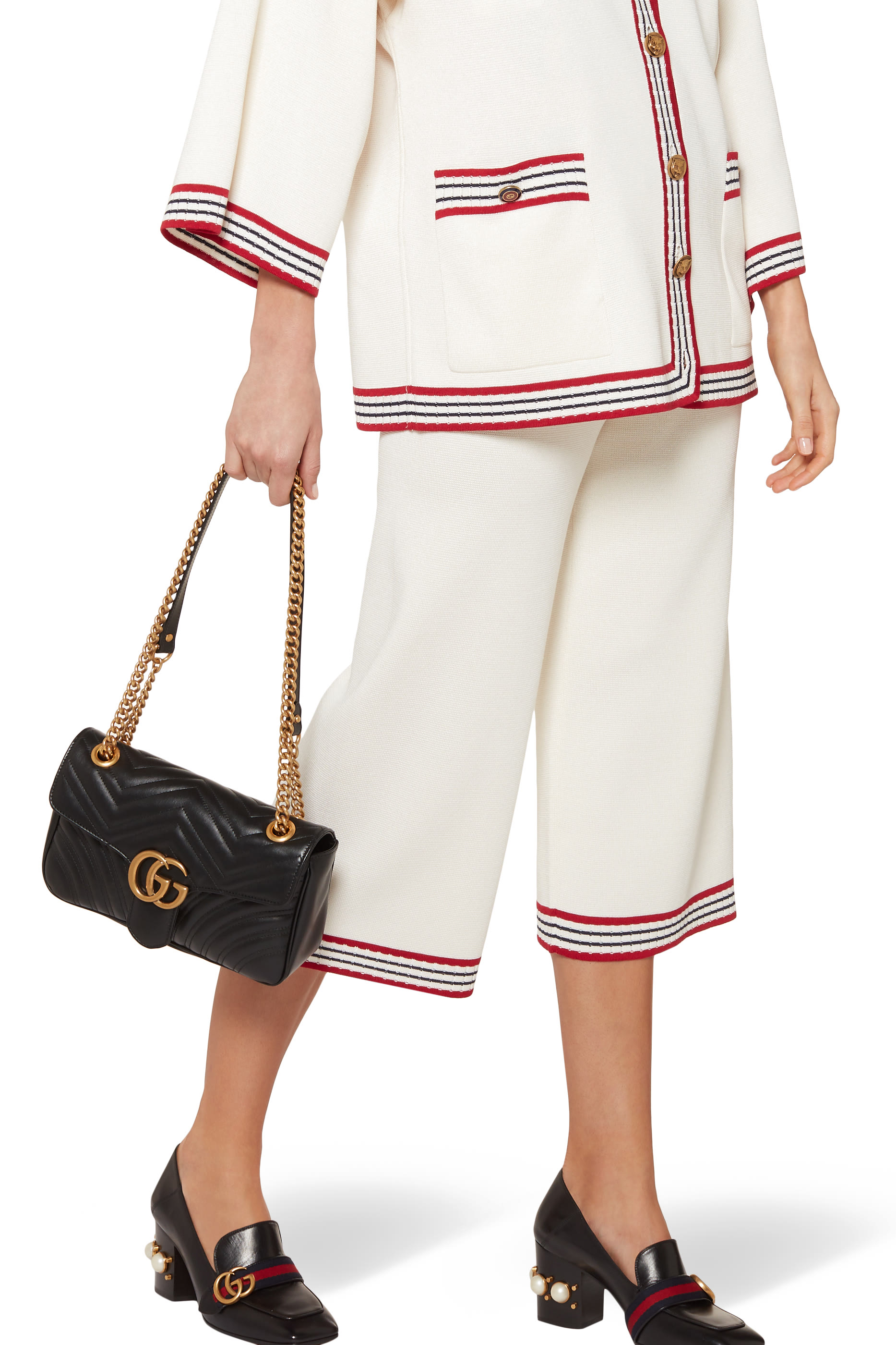 GG Marmont Small Matelass&eacute; Shoulder Bag