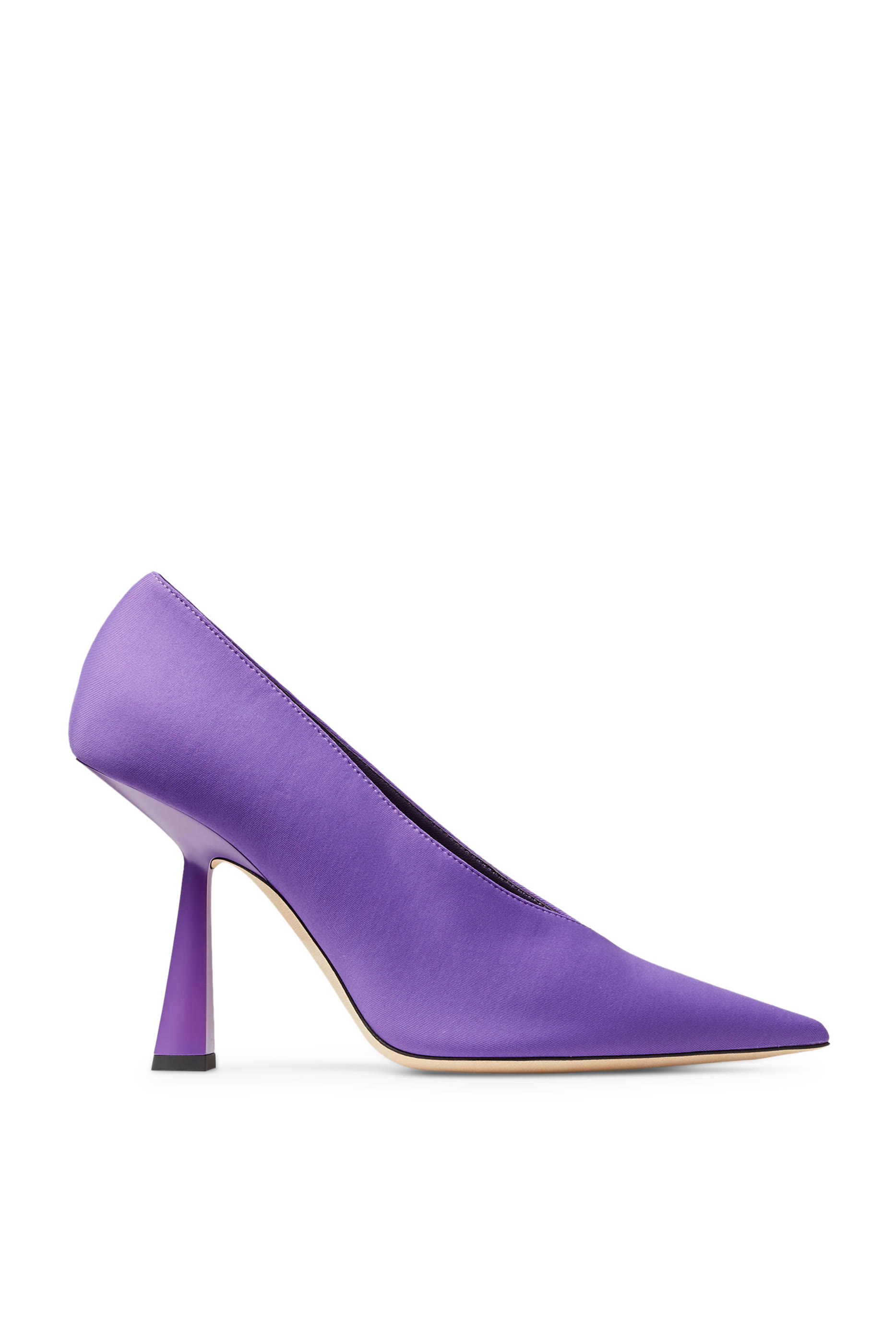 Maryanne 100 Cassis Lycra Pointed-Toe Pumps