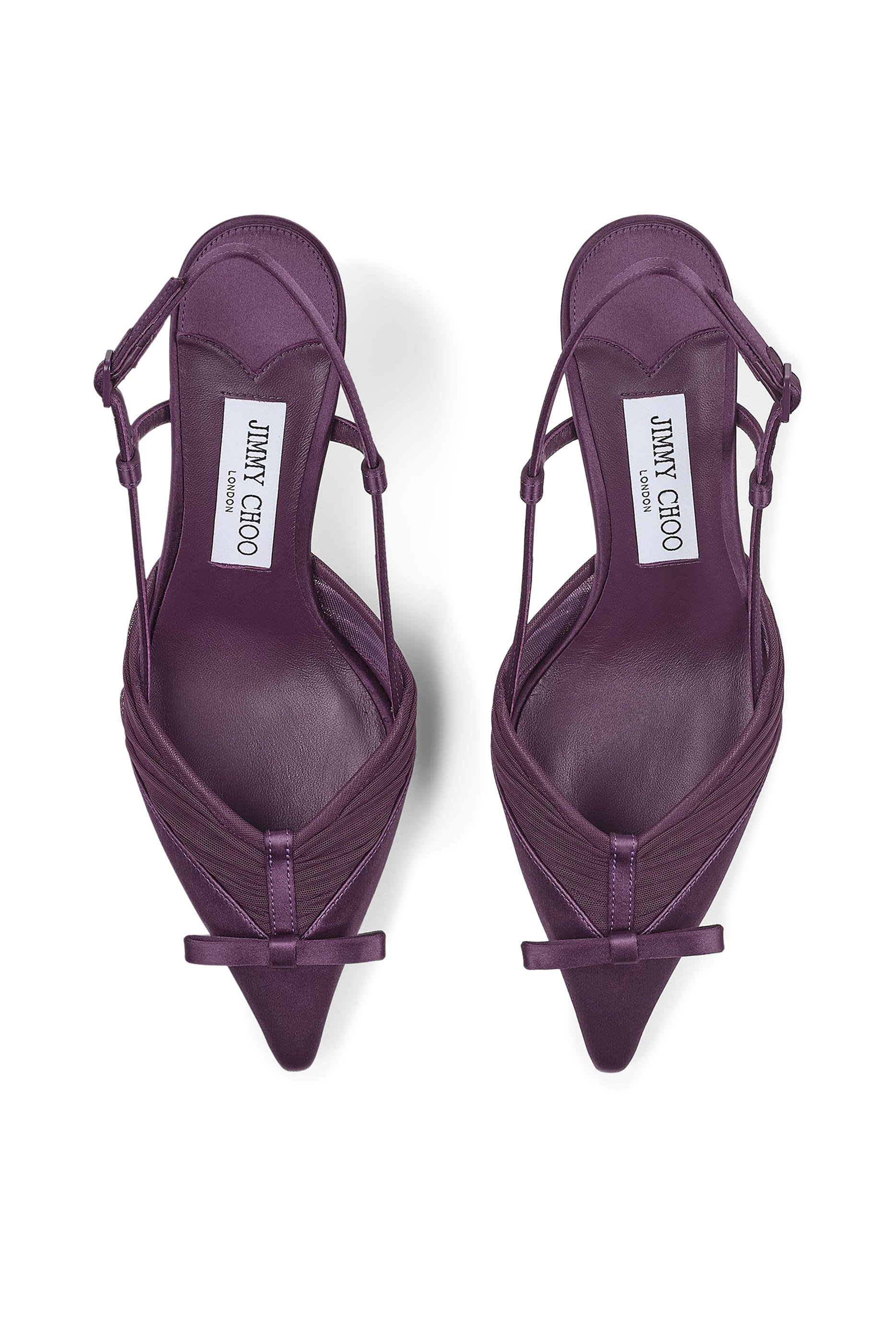 Afia 65 Mesh Sling Back Pumps