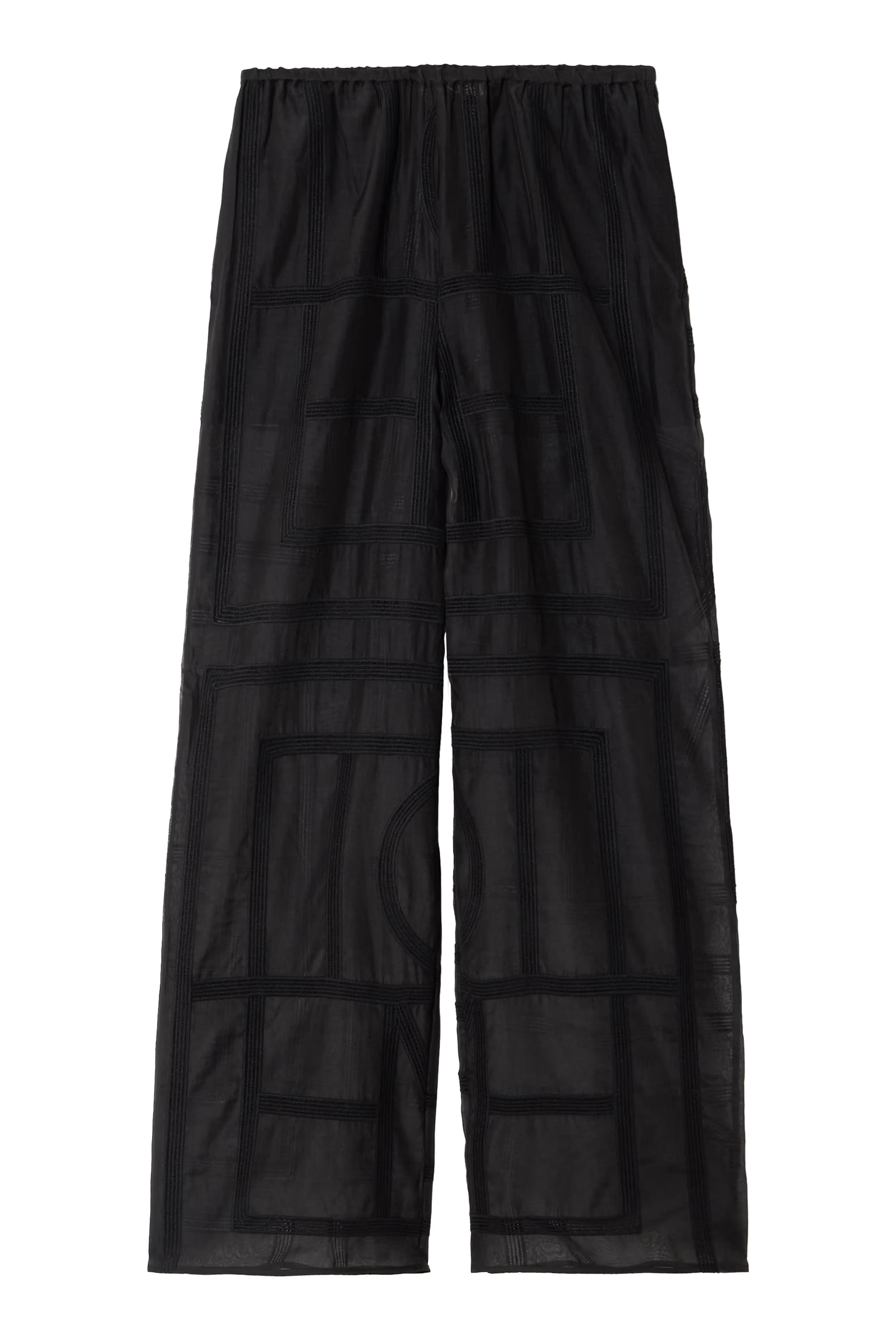  Monogram Crochet Pajama Trousers