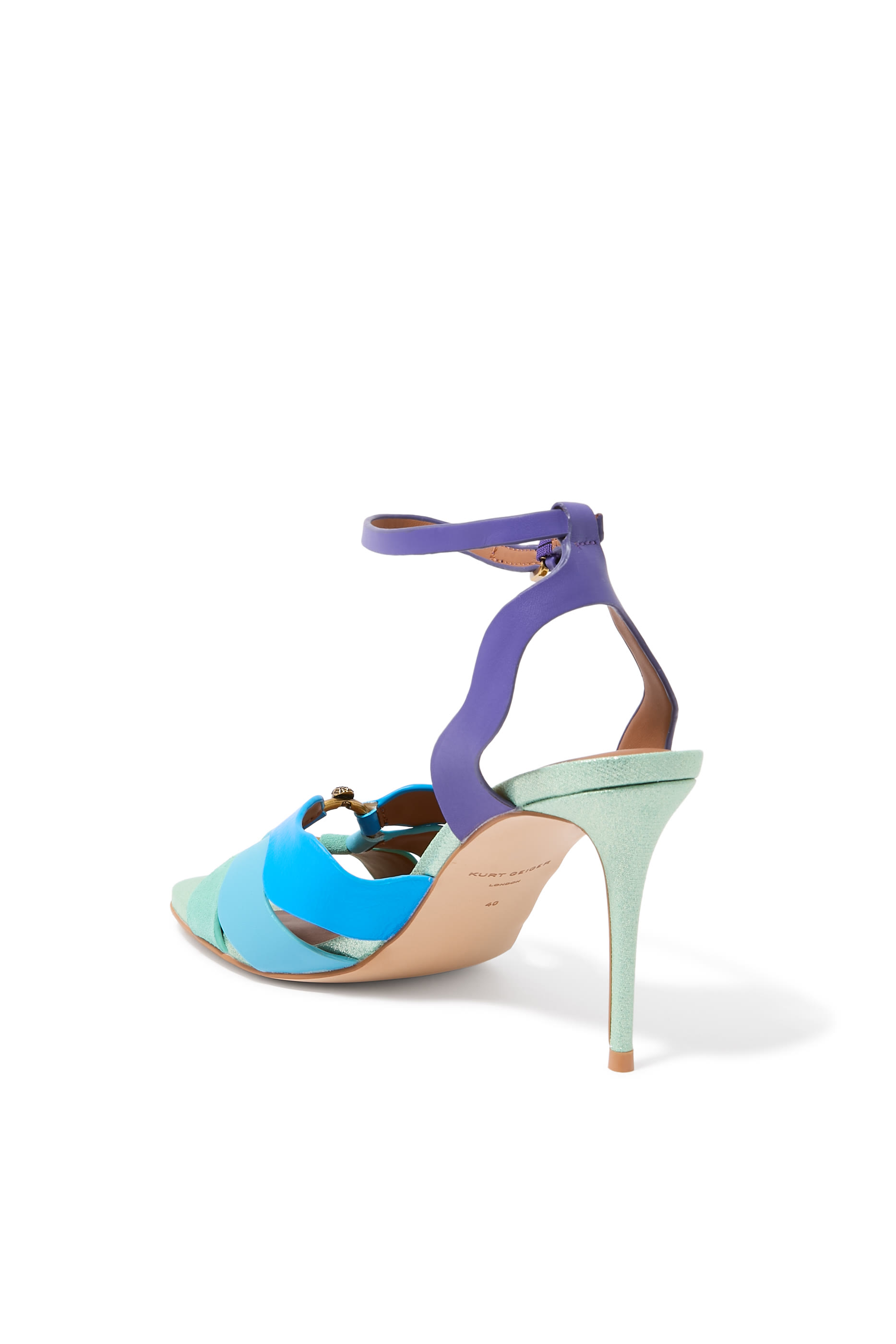 Sun Wave Leather Sandals