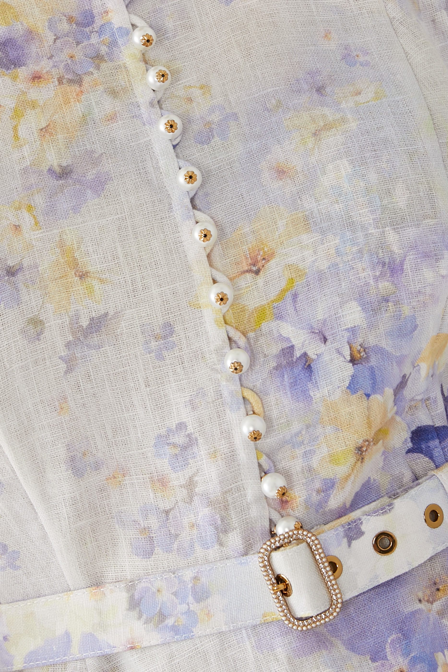 Crush Buttoned Mini Dress