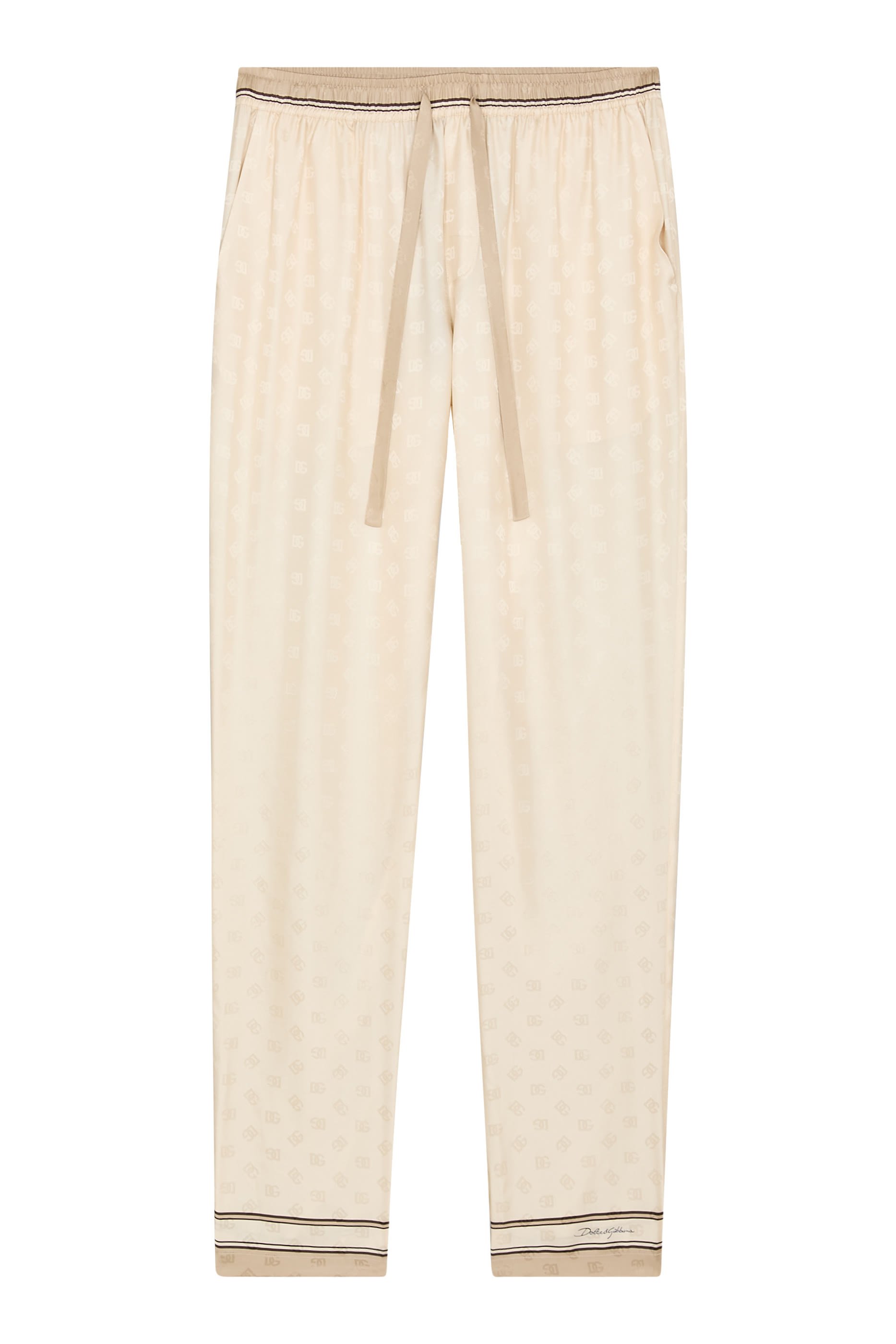 Logo-Print Twill Trousers 