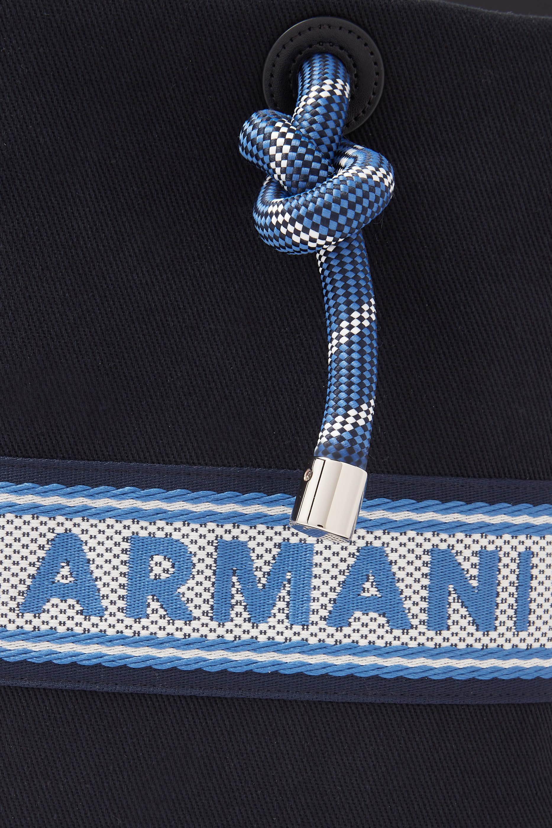 MyEA Logo-Tape Shopping Tote Bag