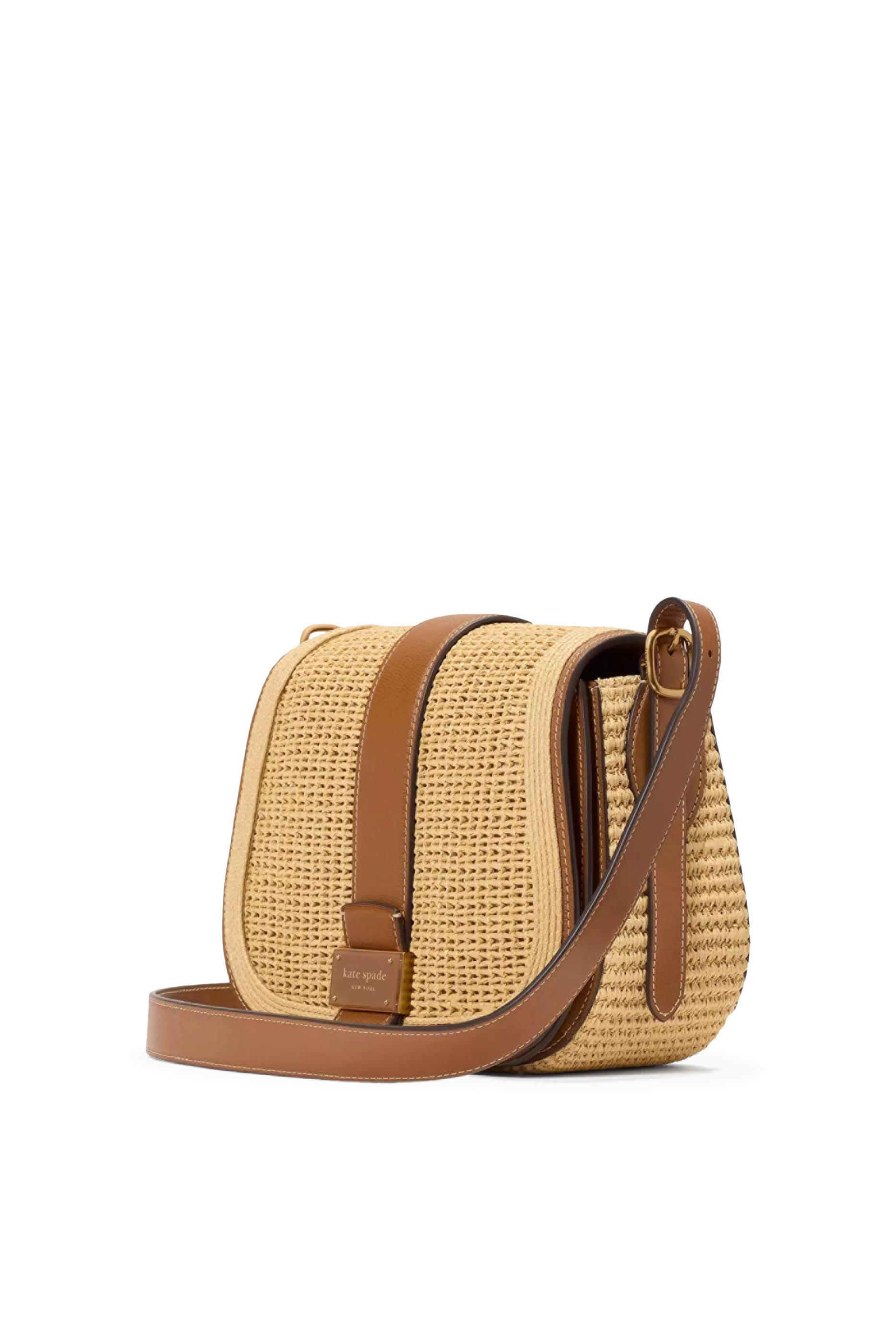 Nouveau Straw Saddle Bag