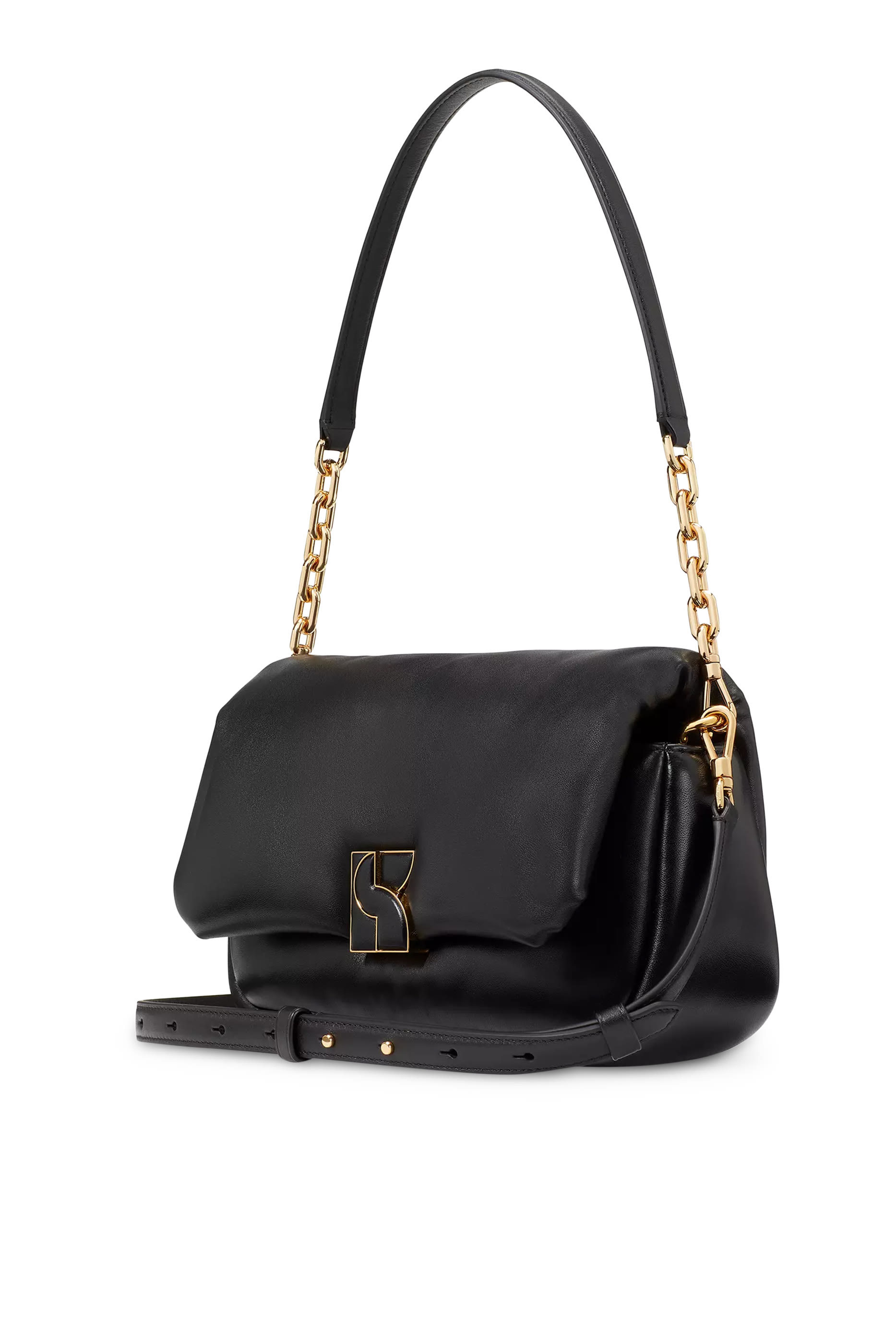 Dakota Puffy Leather Crossbody Bag