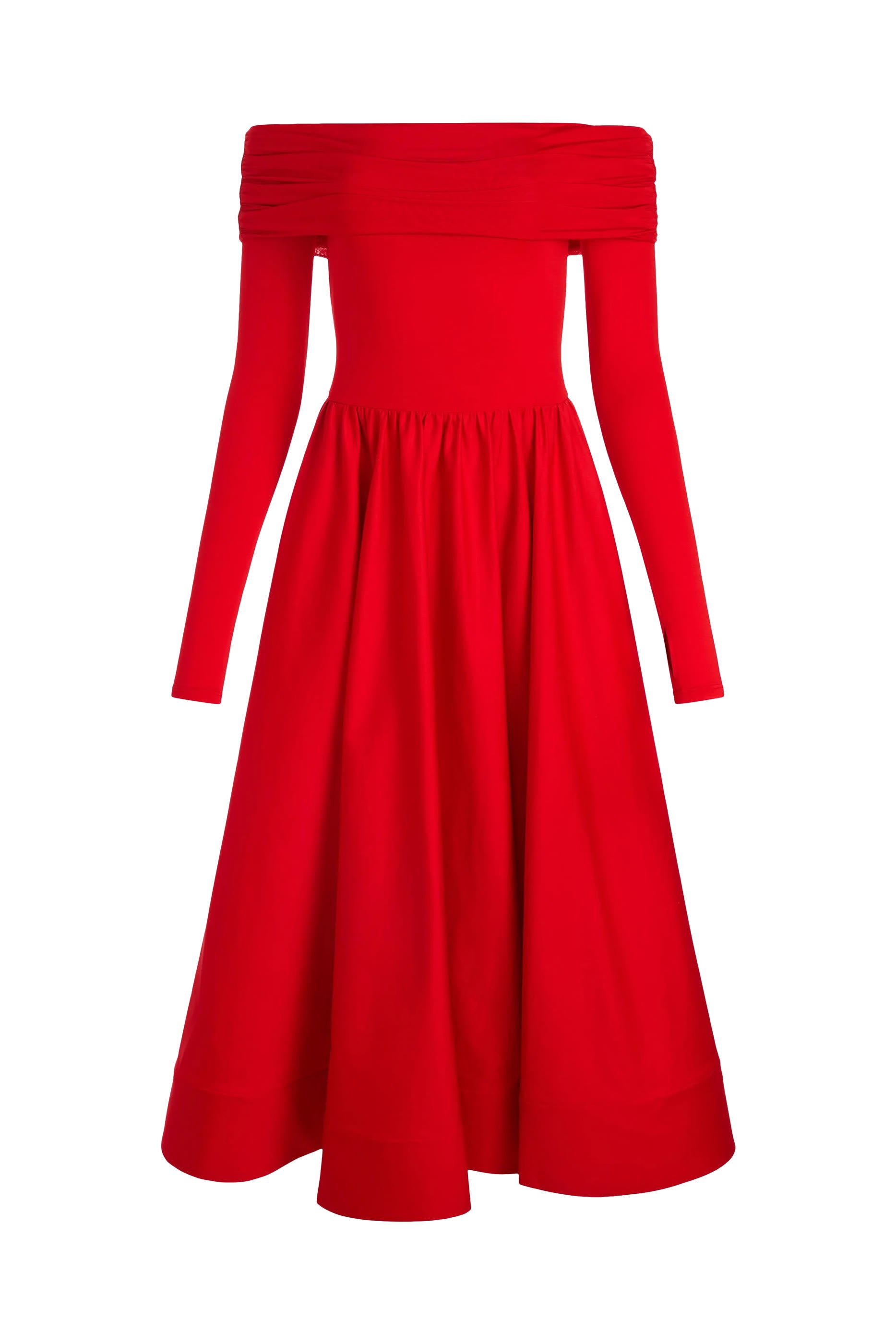 Chara Off-Shoulder Midi Dress