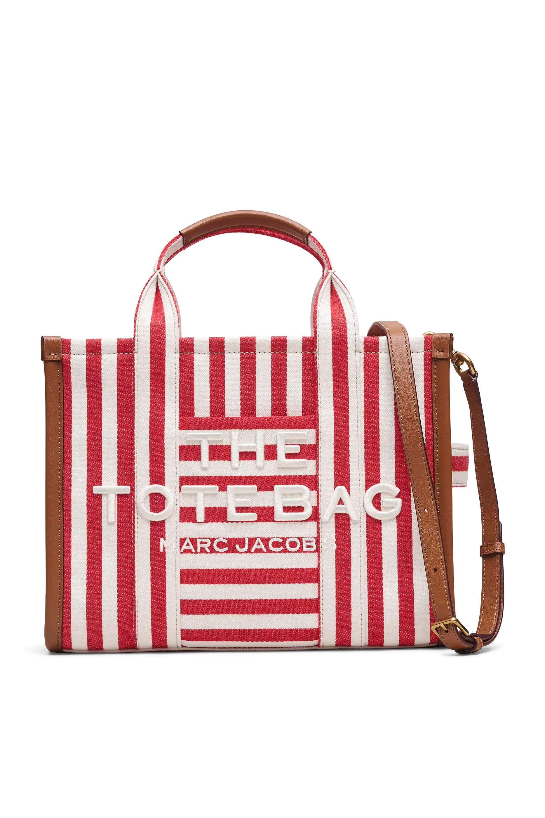 Stripe Canvas Medium Tote Bag