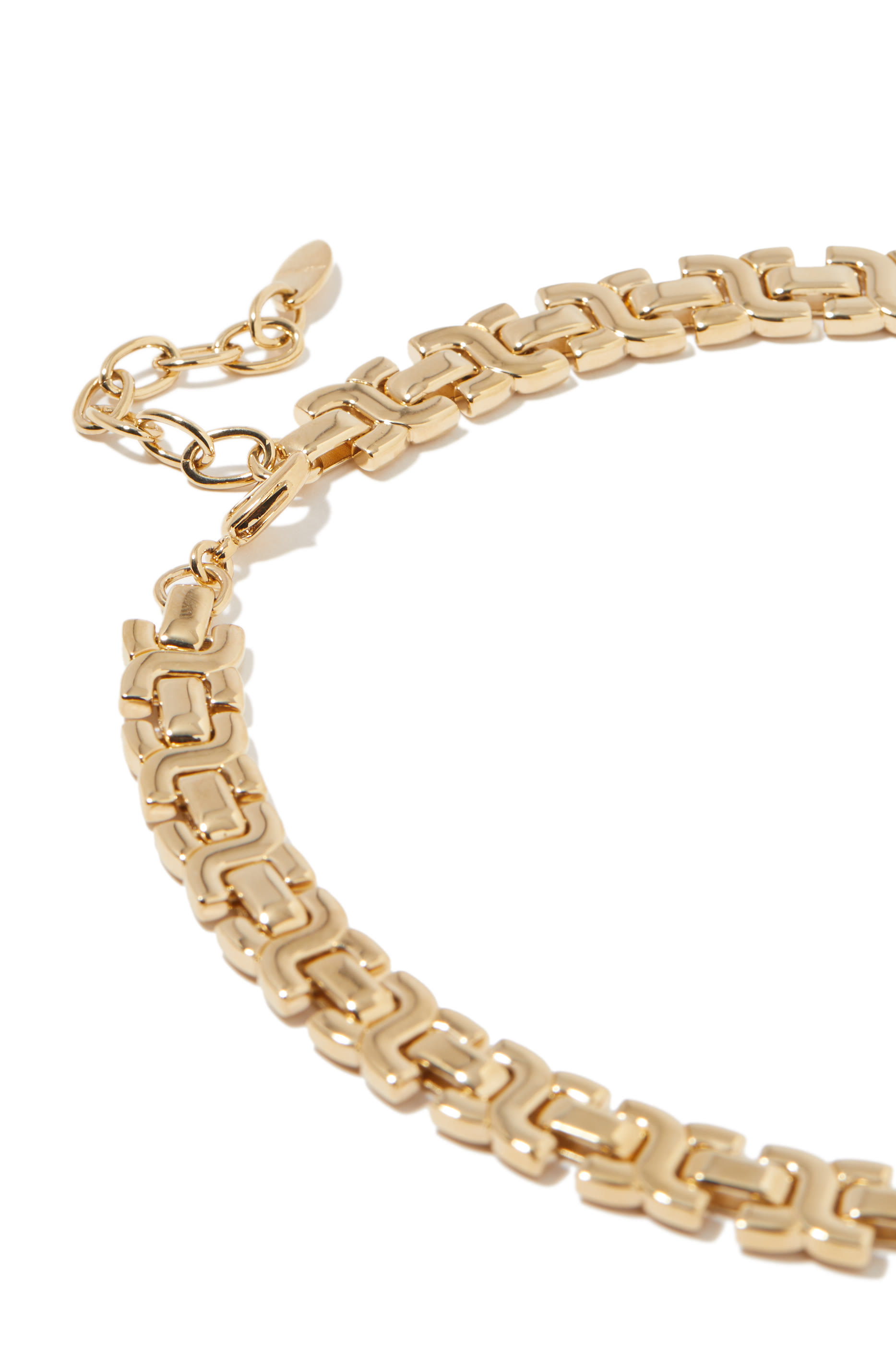 Marcie Necklace, Brass