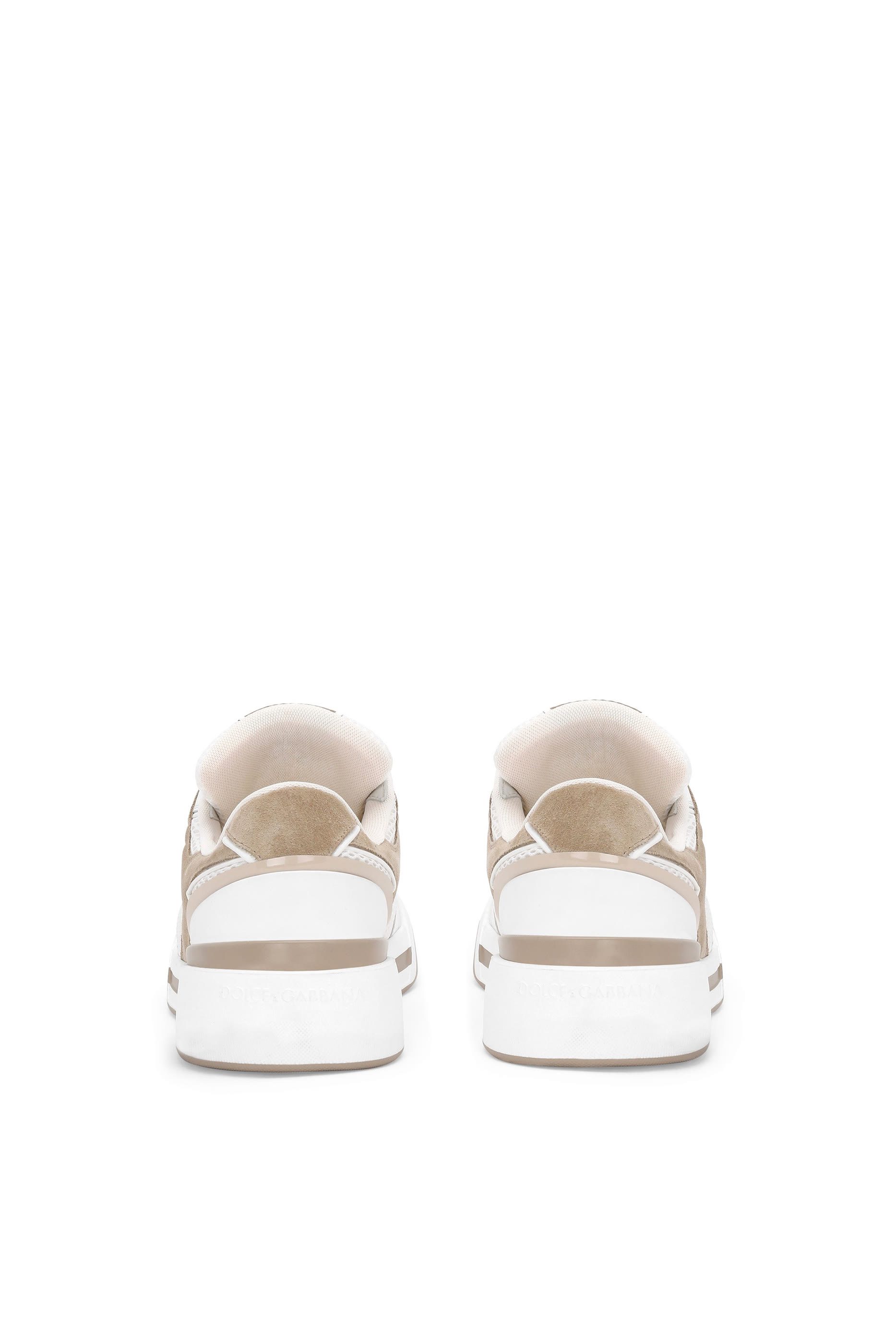 Mixed-Material New Roma Sneakers