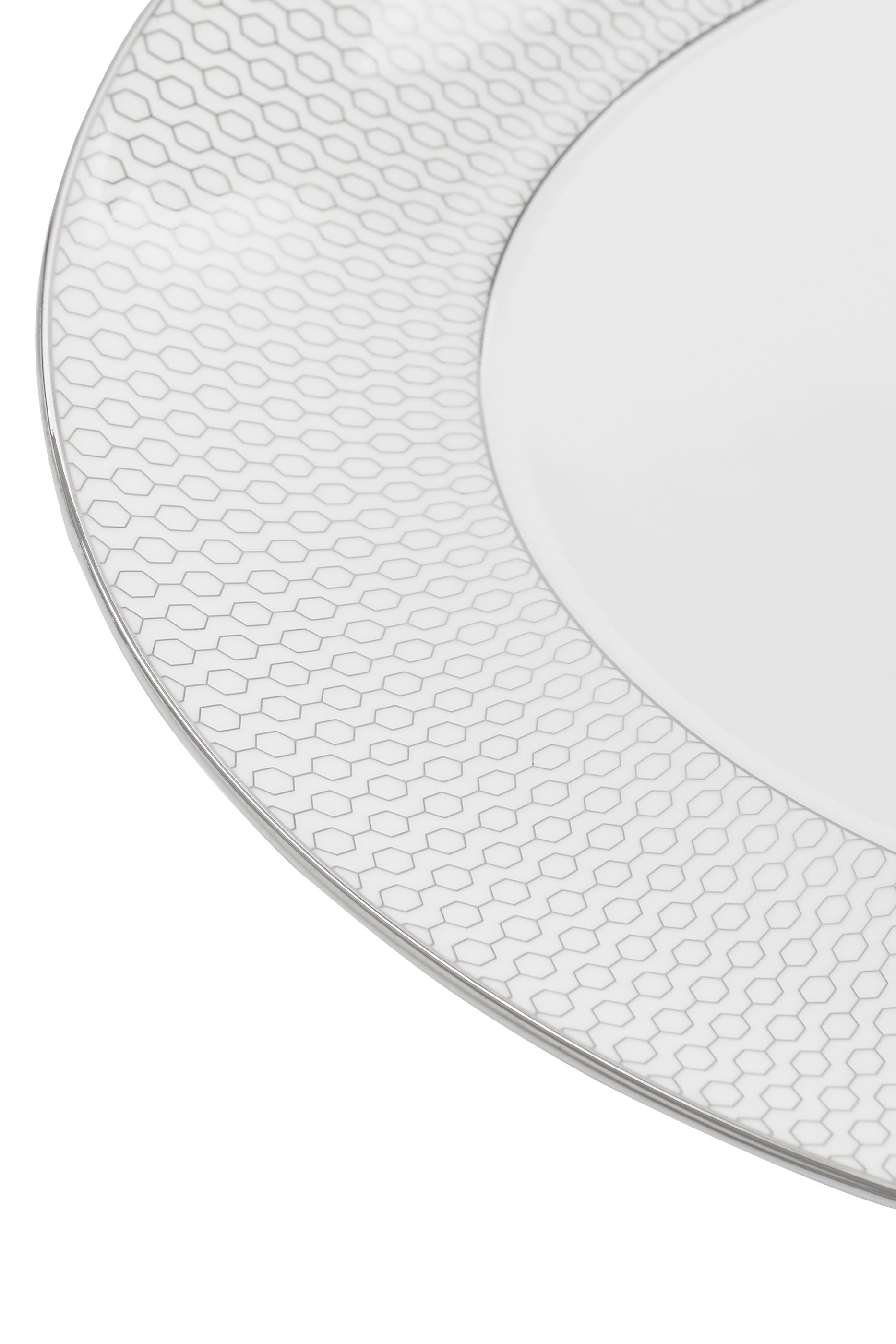 Gio Platinum Oval Platter