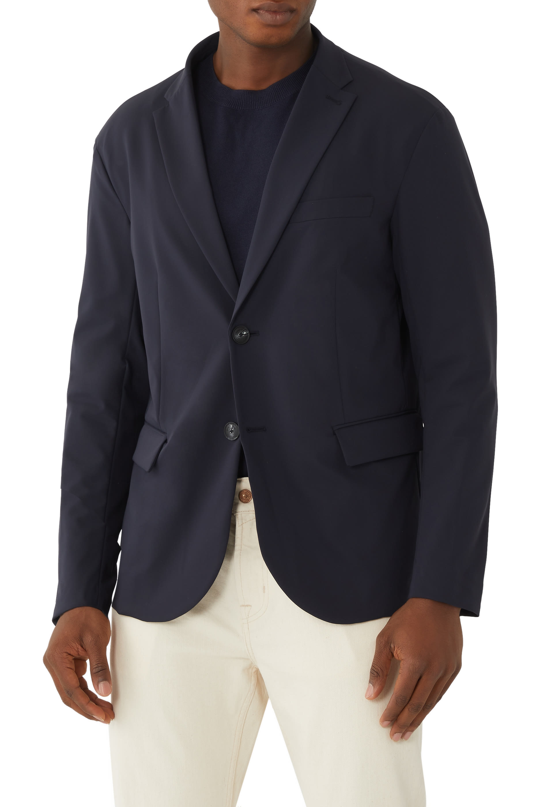 Zip-Up Blazer Jacket