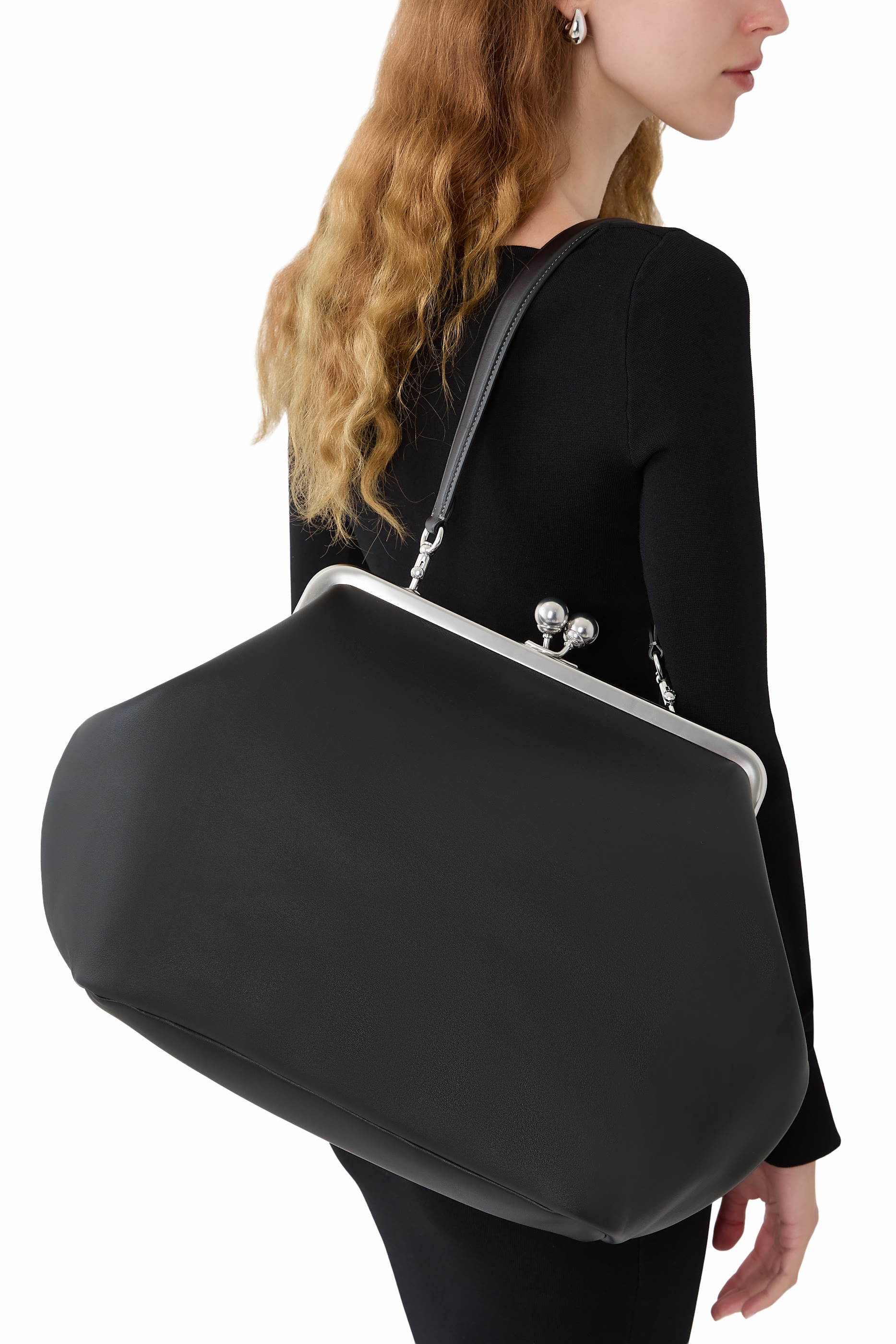 Large Kisslock Frame Bag 