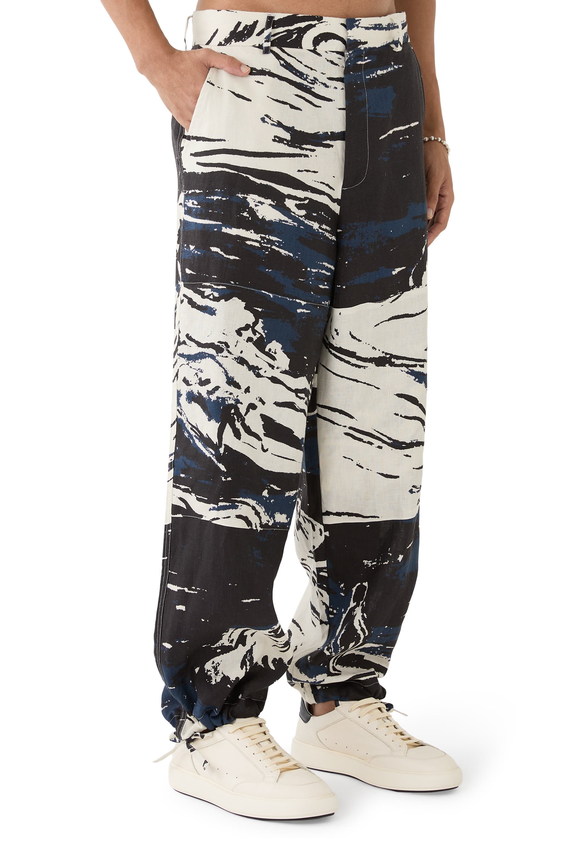 Painted Surf Patch Trousers