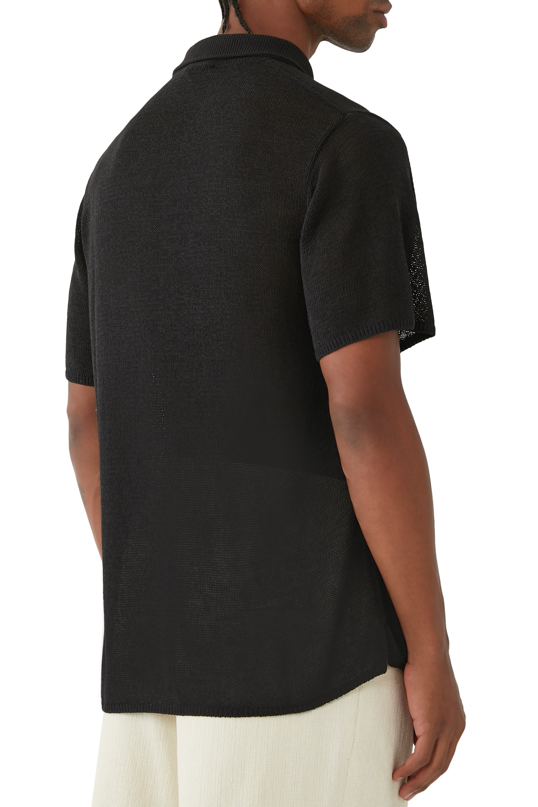 Kenneth Mesh Knit Short Sleeve Shirt