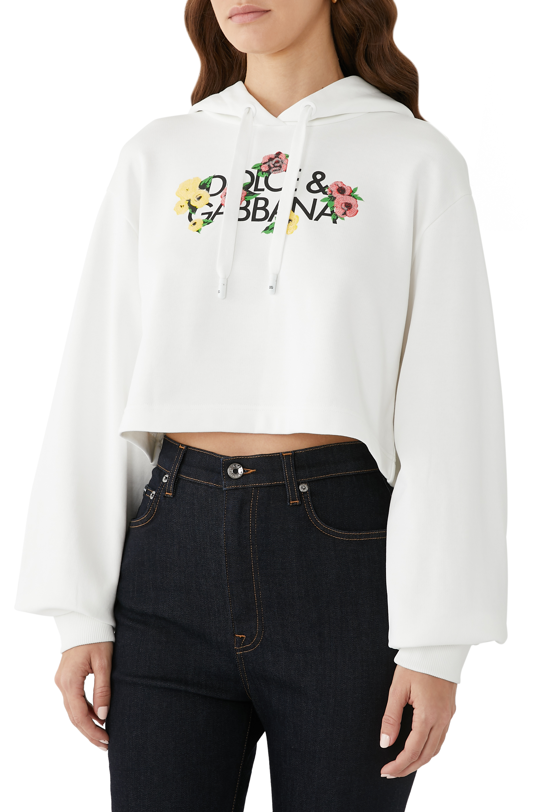 Floral Logo Hoodie