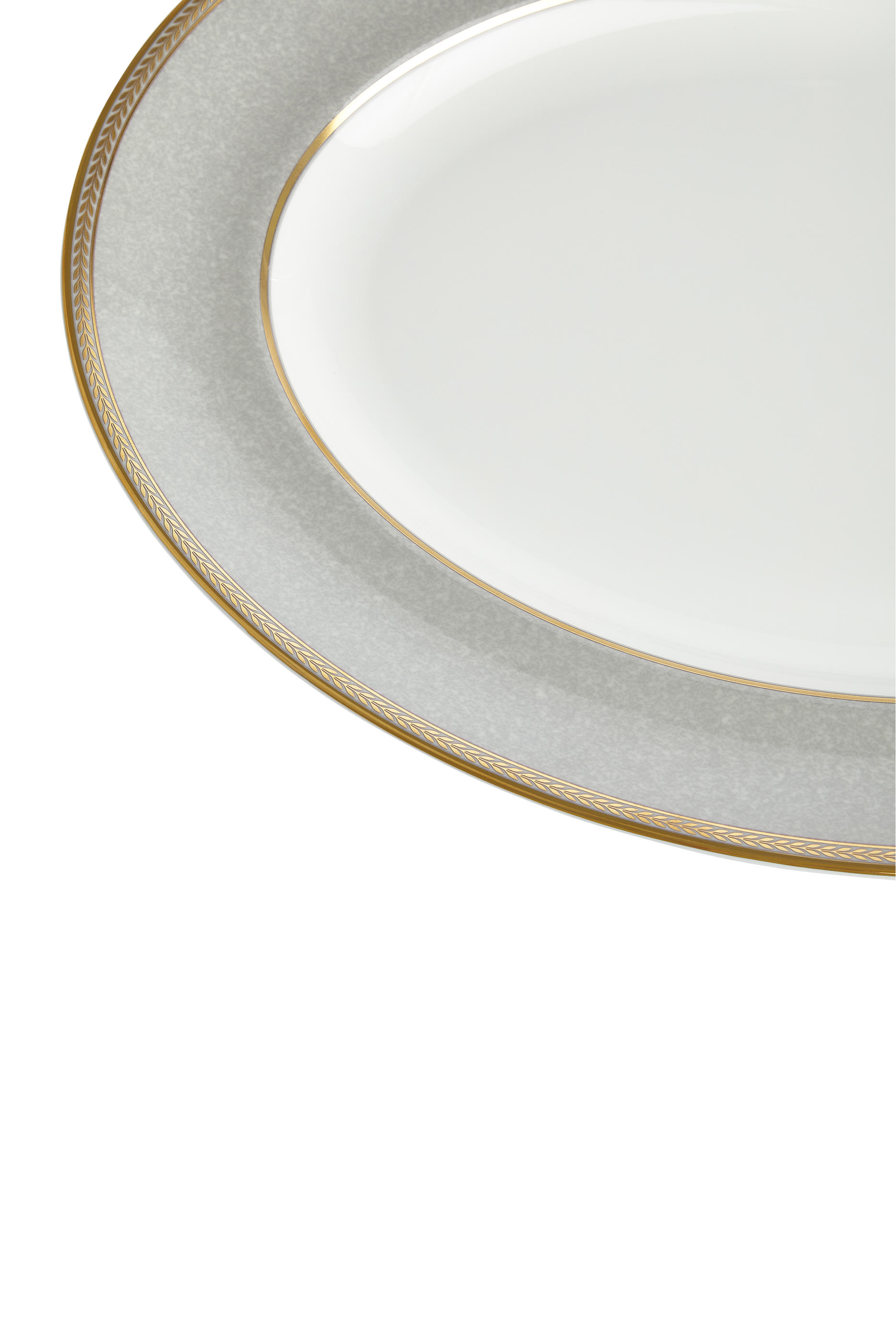 Renaissance Grey Oval Platter