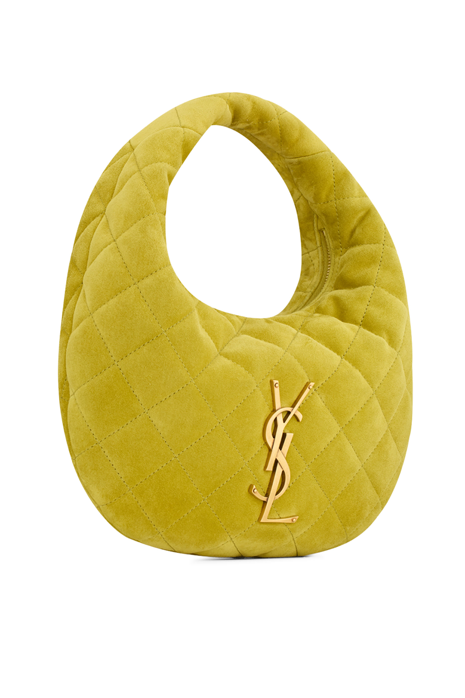 Icarino Bag in Quilted Suede 