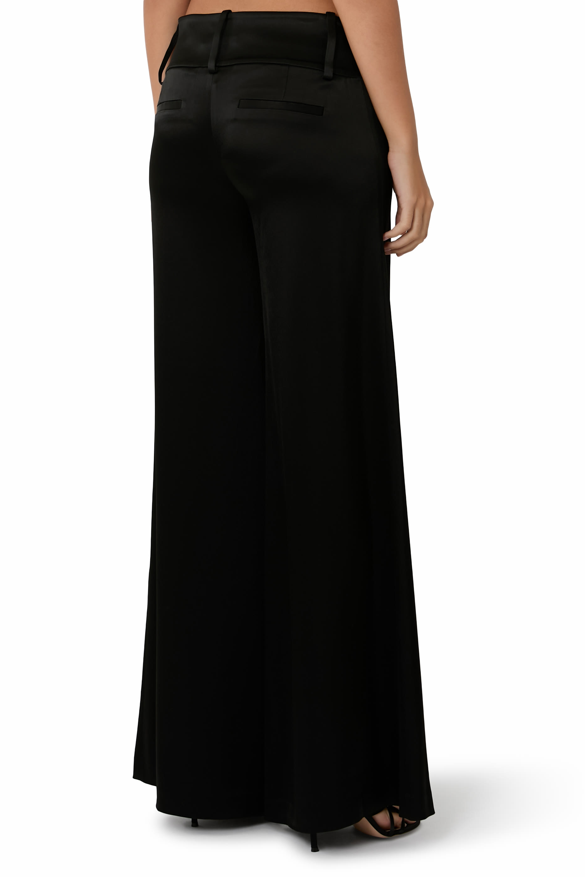 Olivia Satin Wide Leg Pants