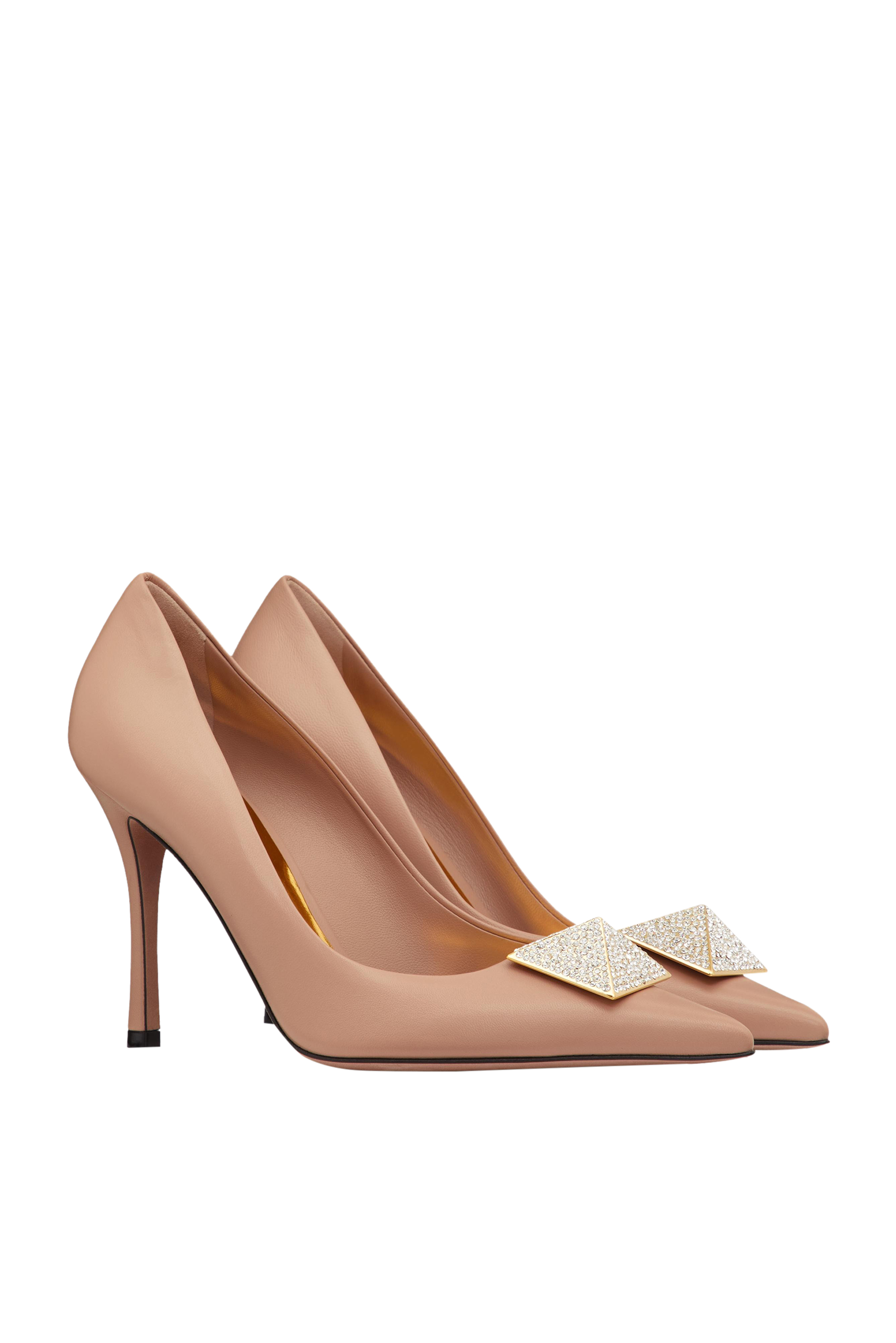 Valentino Garavani One Stud Leather 100 Pumps